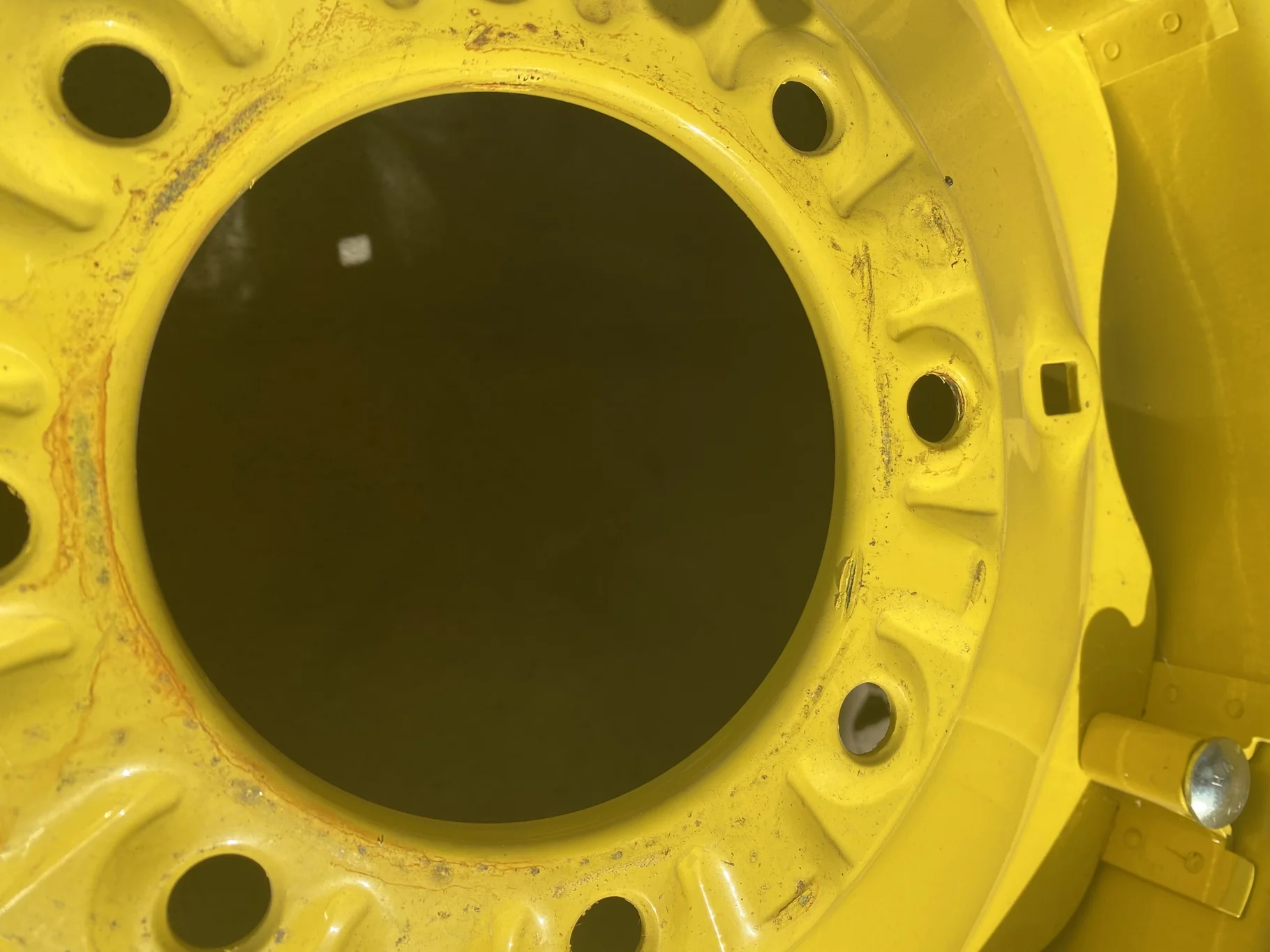 Take-Off 13.6-28/6 Titan Hi-Traction Lug TL R-1 on 11 X 28 8-8-6.023 6 Loop Formed JD Yellow Wheel image 6