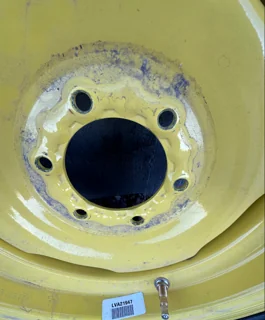 Take Off 8-16 Titan Hi Traction Lug R-1 C(6Ply) TL on a 6 X 16 JD Yellow 6 (.594) Bolt w/90° C image 4