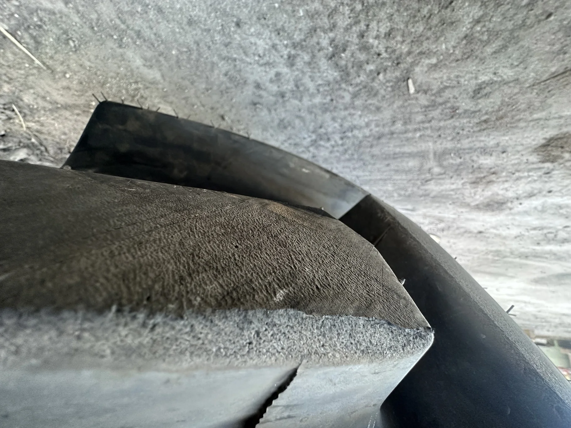 TAKE-OFF 460/85R38 (18.4R38) MITAS AC85 149A8/149B TL ON 38 X 15 JD YELLOW 2 BOLT GKN WHEEL image 7