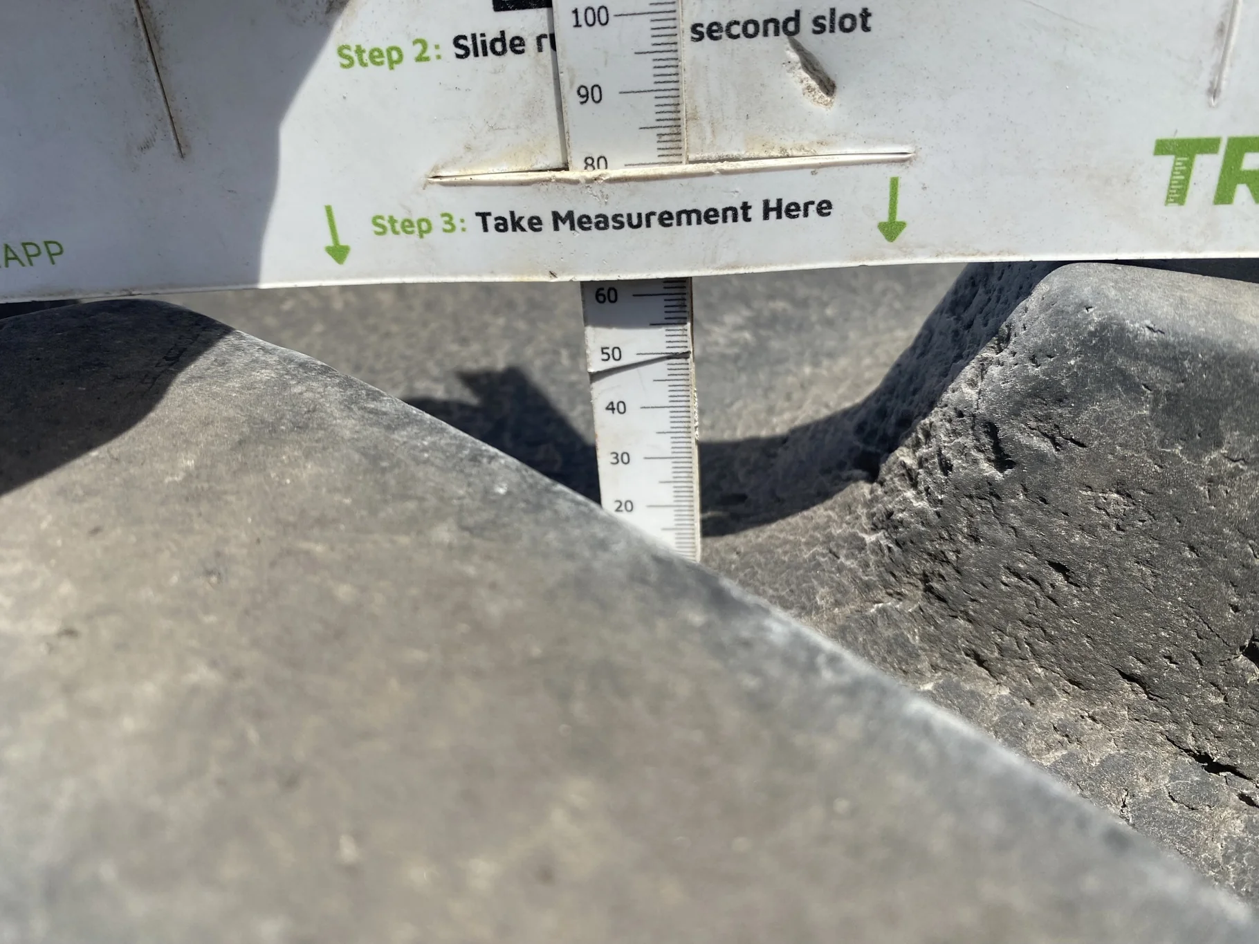 Used 80% 710/70R38 Goodyear Optitrac DT824 on a 23 x 38 Rogator 12 Bolt Sprayer Wheel (12-15.748-13. image 4