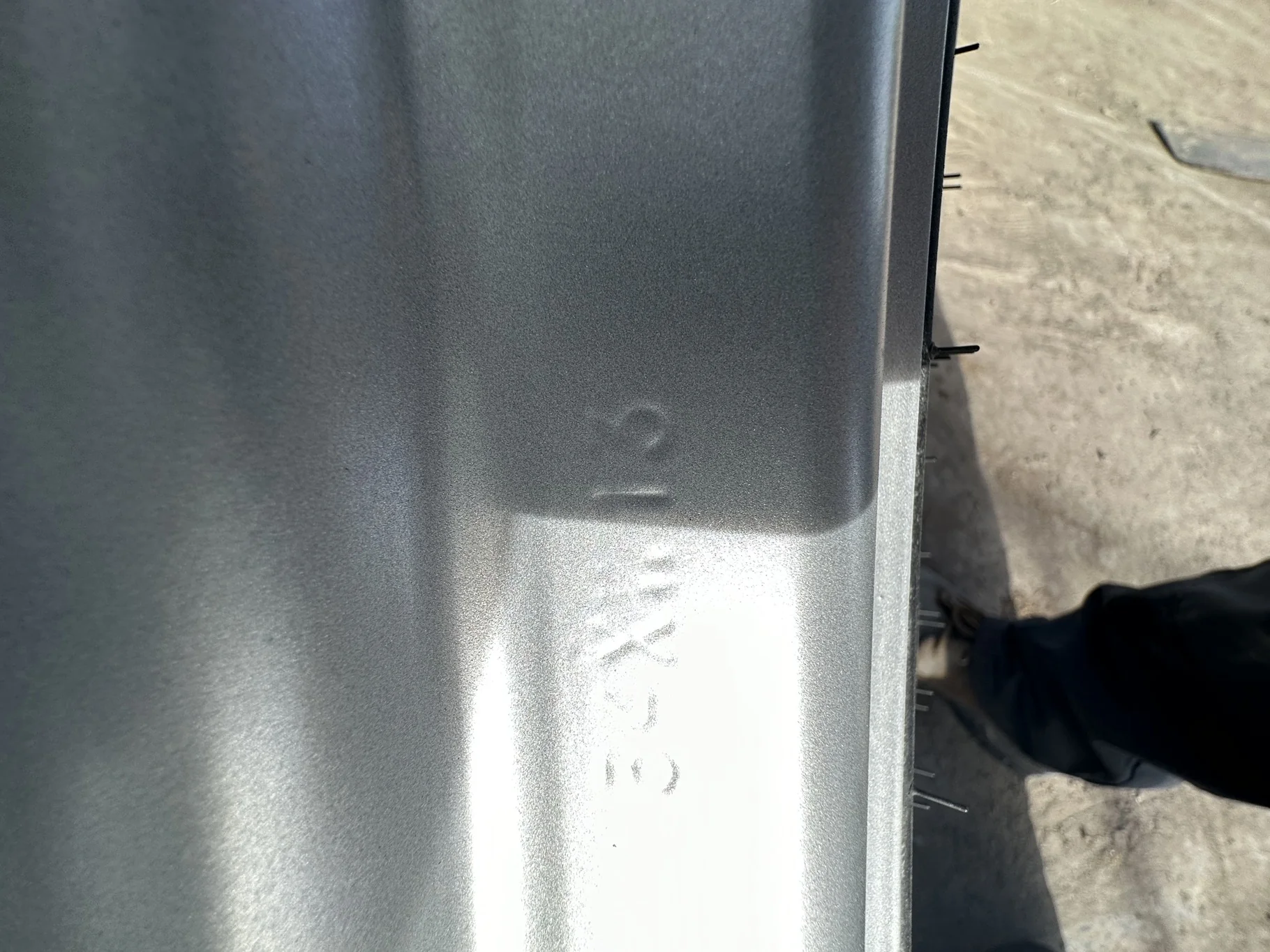 Take Off 420/85R34 (16.9R34) Michelin AgriBib 2 R-1W 147A8/147B TL on a 14 X 34 Case Silver Waffle image 5