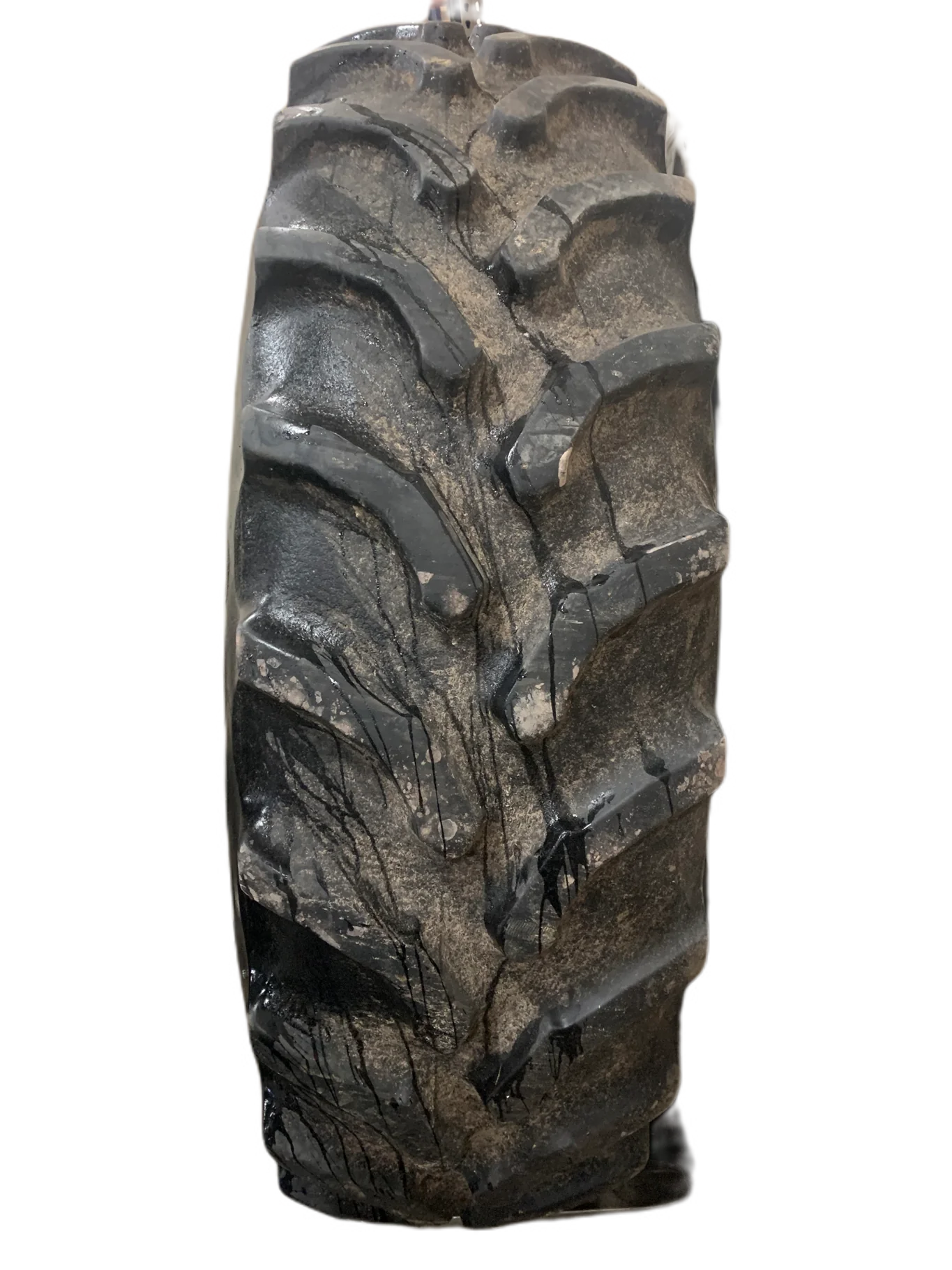 Used 70% 520/85R42 Goodyear Dyna Torque Radial 157A8/B R-1 TL on a 16 x 42 JD Yellow 10 Bolt D image 3