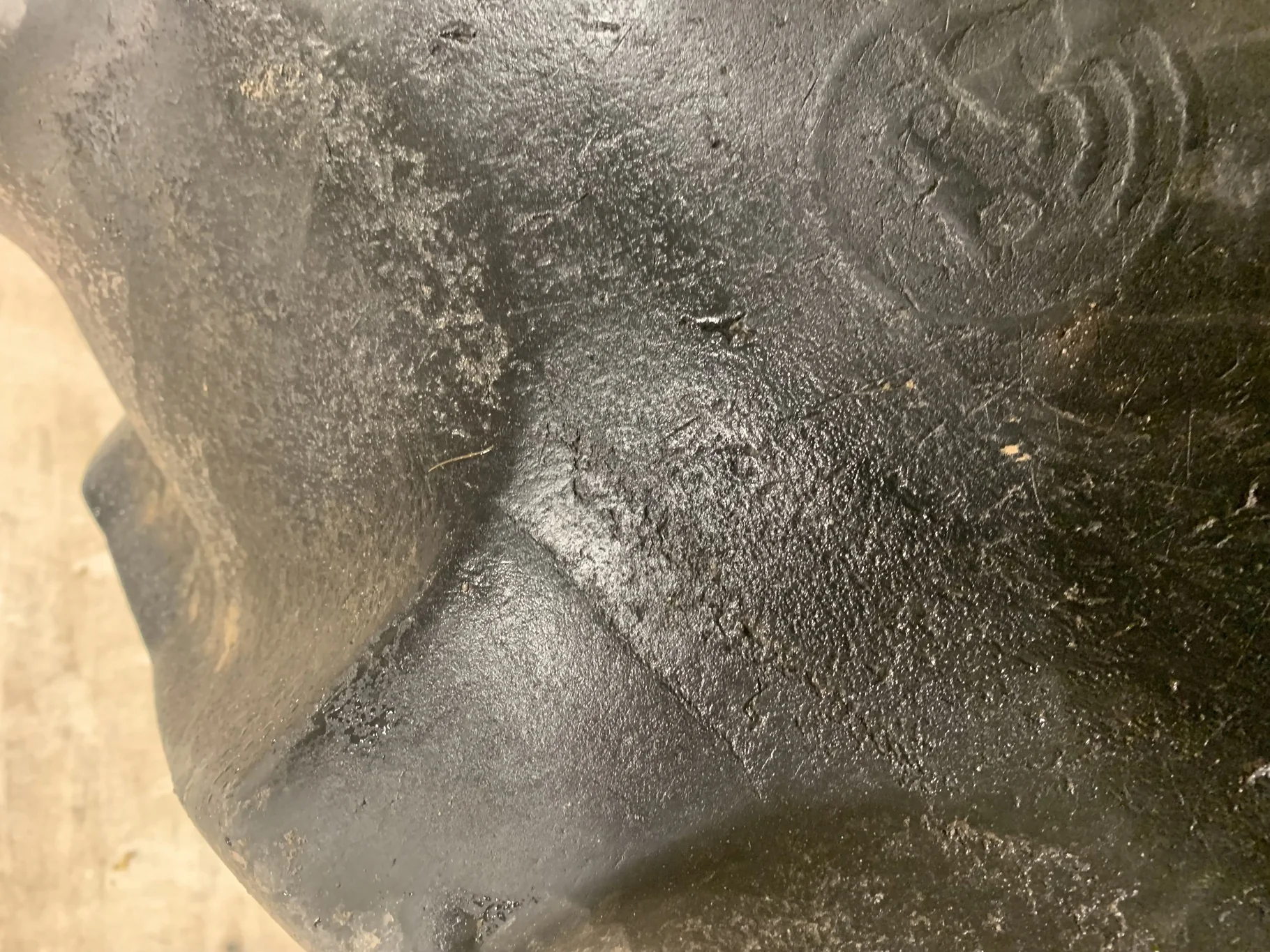 Used 70% 520/85R42 Goodyear Dyna Torque Radial 157A8/B R-1 TL on a 16 x 42 JD Yellow 10 Bolt D image 5