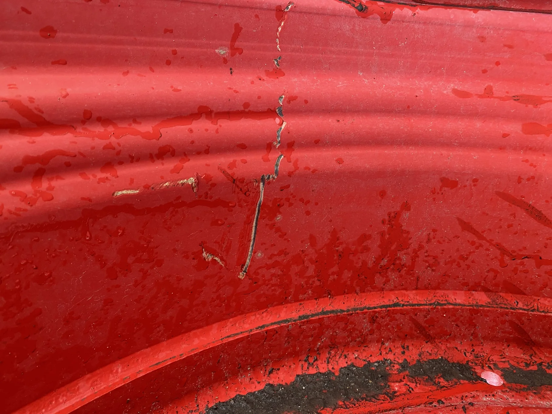 USED 95% 710/75R42 Trelleborg TM900 High Power R-1W (175D) TL on a 23 X 42 Fendt Red 10 Bolt (.9375) image 8
