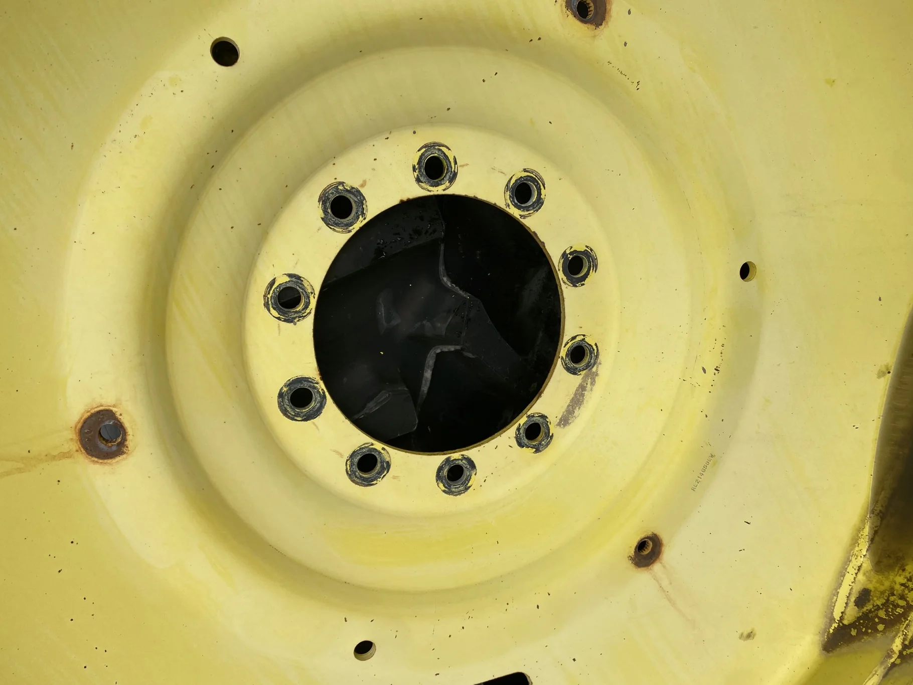 Used 60% 480/80R46 Firestone Radial All Traction 23 R-1 (158B) TL on 16 x 46 John Deere Yellow 10 B image 8