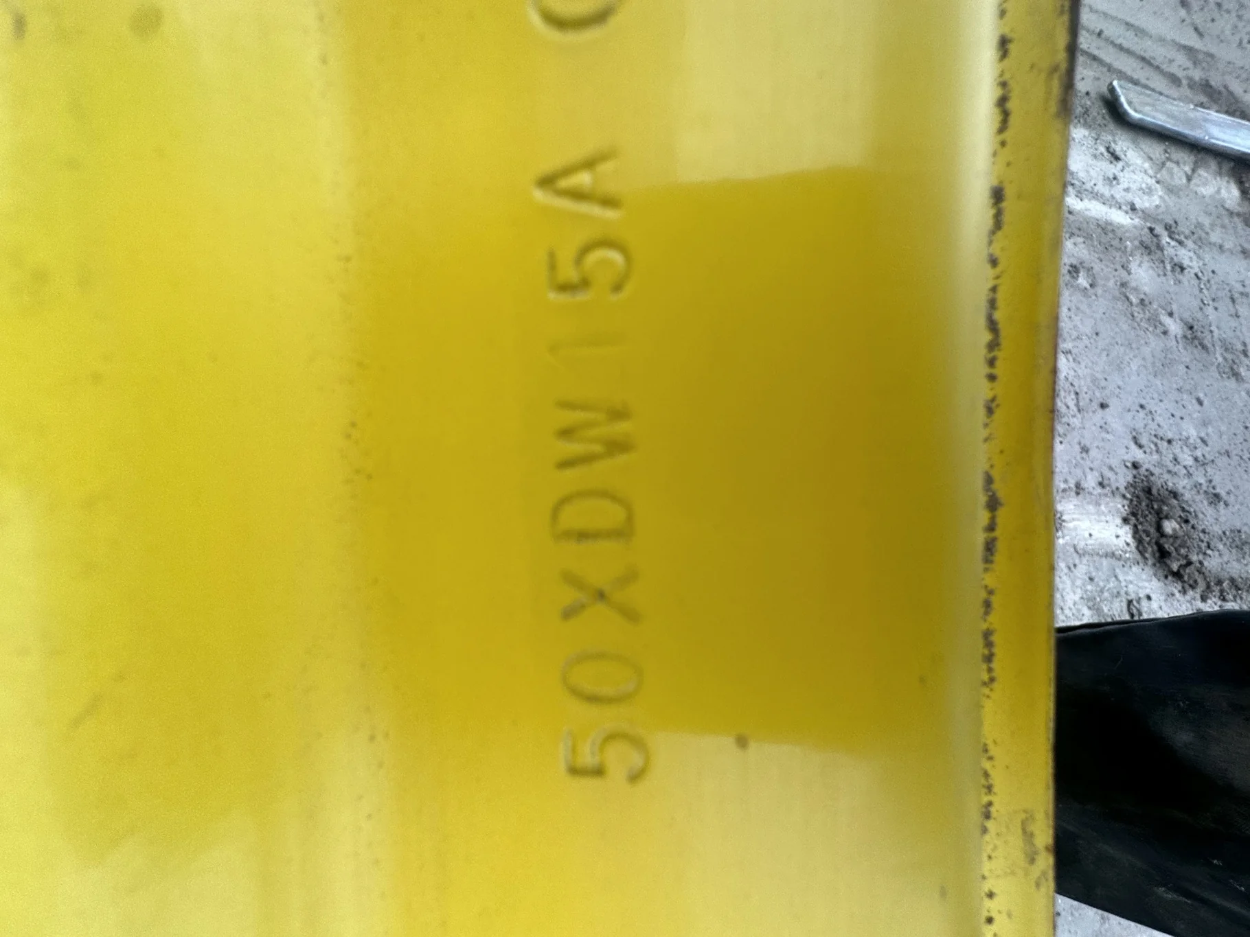 Used 90% 480/80R50 Mitas AC85 R-1W 159B TL on a 15 x 50 JD Yellow 12 Bolt Stub Disc (12-32.047 image 7