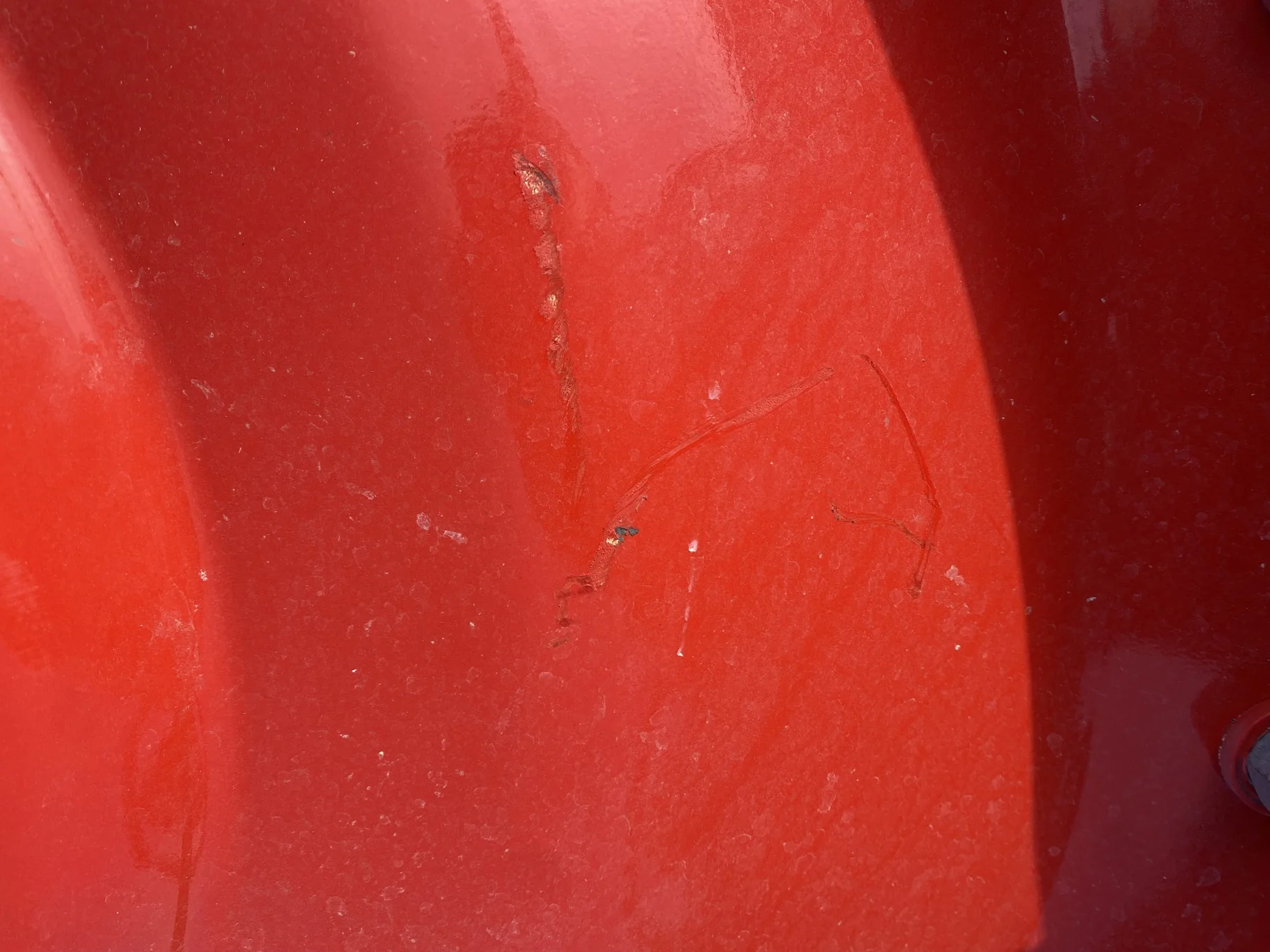 USED 98% 480/80R46 Michelin AgriBib 2 R-1W 158A8/158B TL on a 16 X 46 Fendt Red 16 bolt Stub Disc image 9
