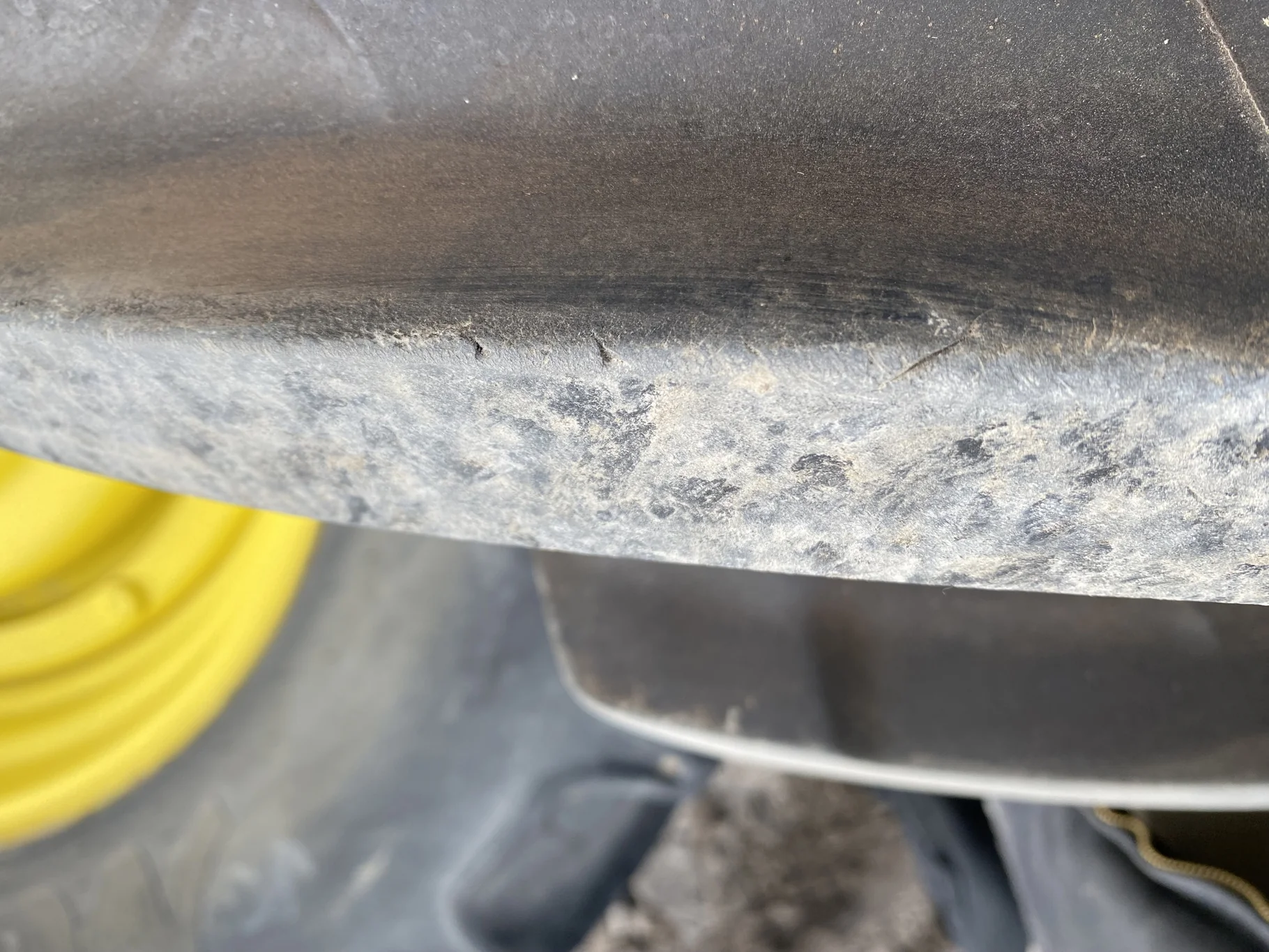 USED 98% 420/90R30 Michelin AgriBib 2 R-1W 147A8/147B TL on a 13 X 30 Fendt Red 8 Bolt Stub Disc image 8