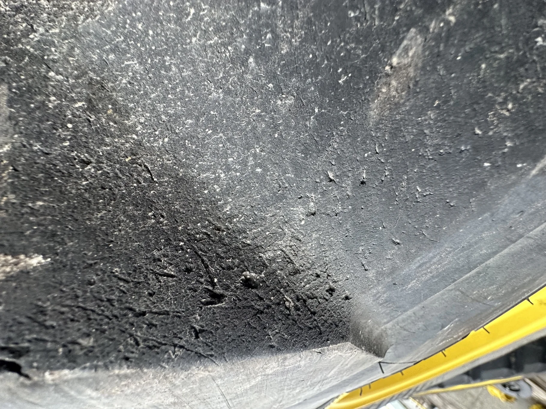 Used 90% IF710/65R46 Trelleborg TM1000 High Power R-1W 183D TL on a 25 x 46 JD Yellow 12 Bolt Spraye image 6