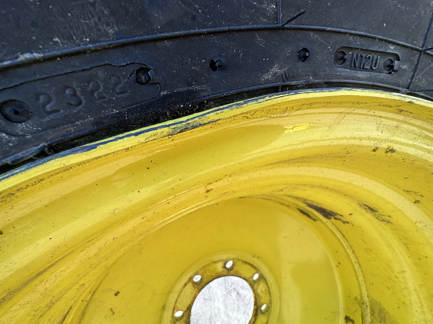 Take Off 23.1R26 Firestone Radial All Traction 23 R-1W 166B TL - (Slight Road Wear) Mounted on a image 9