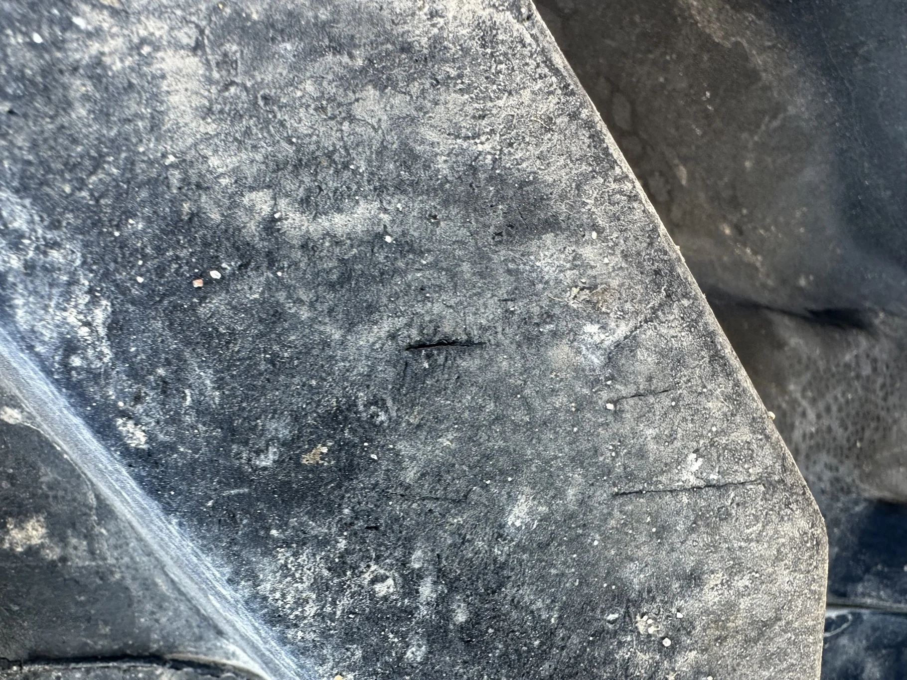 Used 90% LSW 1400/30R46 Goodyear Optitrac R-1W (201D) on a 32 x 46 JD Yellow 12 Bolt Stub Disc image 9