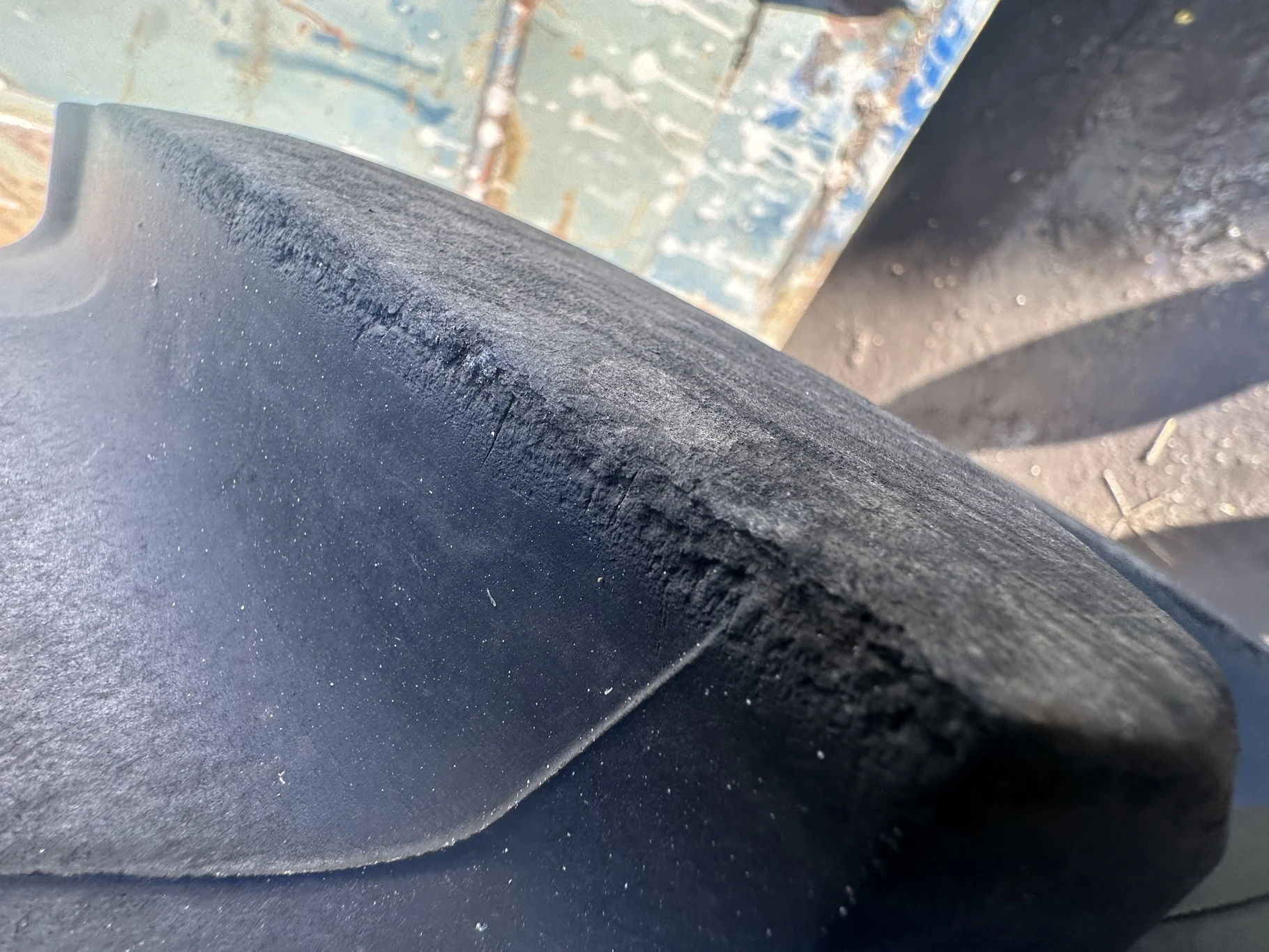 Used 90% 480/80R50 (18.4R50) Michelin AgriBib 2 R-1W 159A8/159B TL on a 15 x 50 JD Yellow 12 B image 6