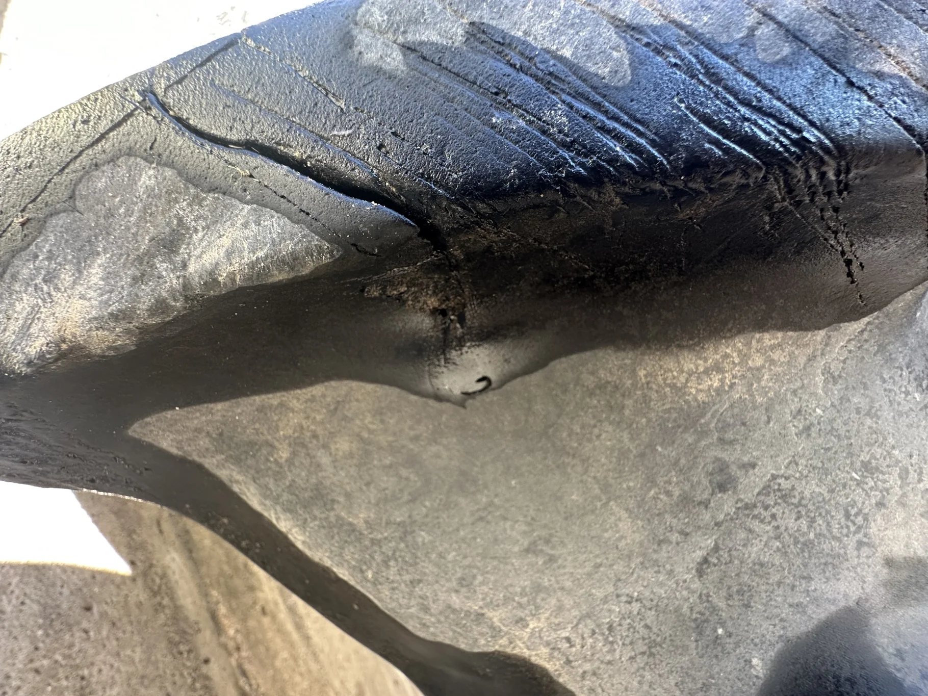 Used 85% 380/90R46 (14.9R46) Mitas AC85 149A8/149B TL on a 13 x 46 JD Yellow 8 Bolt (.937) Stu image 5