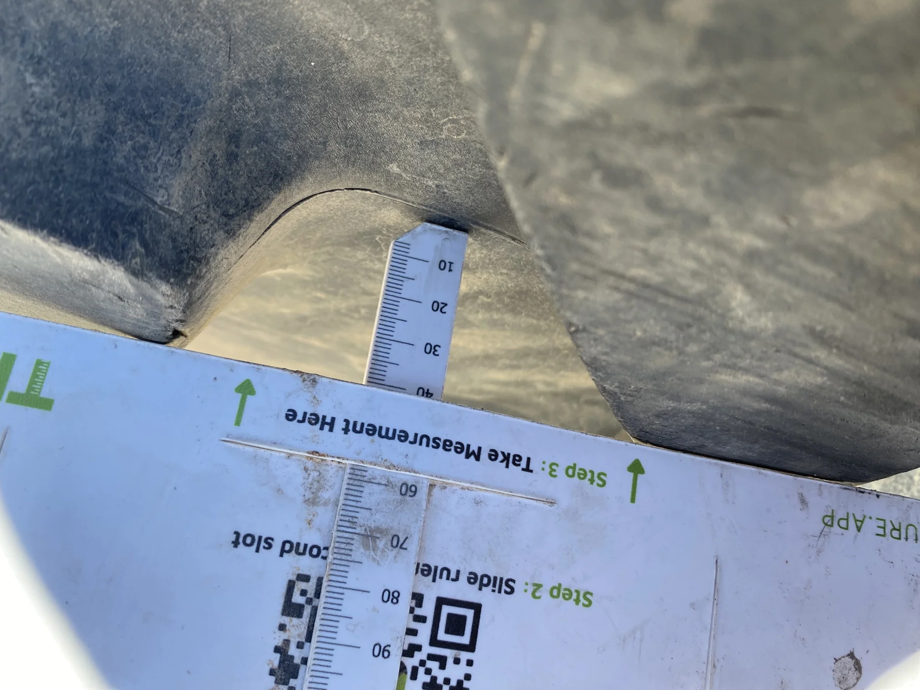 Used 60% 520/85R42 (20.8R42) Michelin AgriBib 2 R-1W (162A8/162B) TL on a 18 x 42 Case Silver 10 Bo image 4