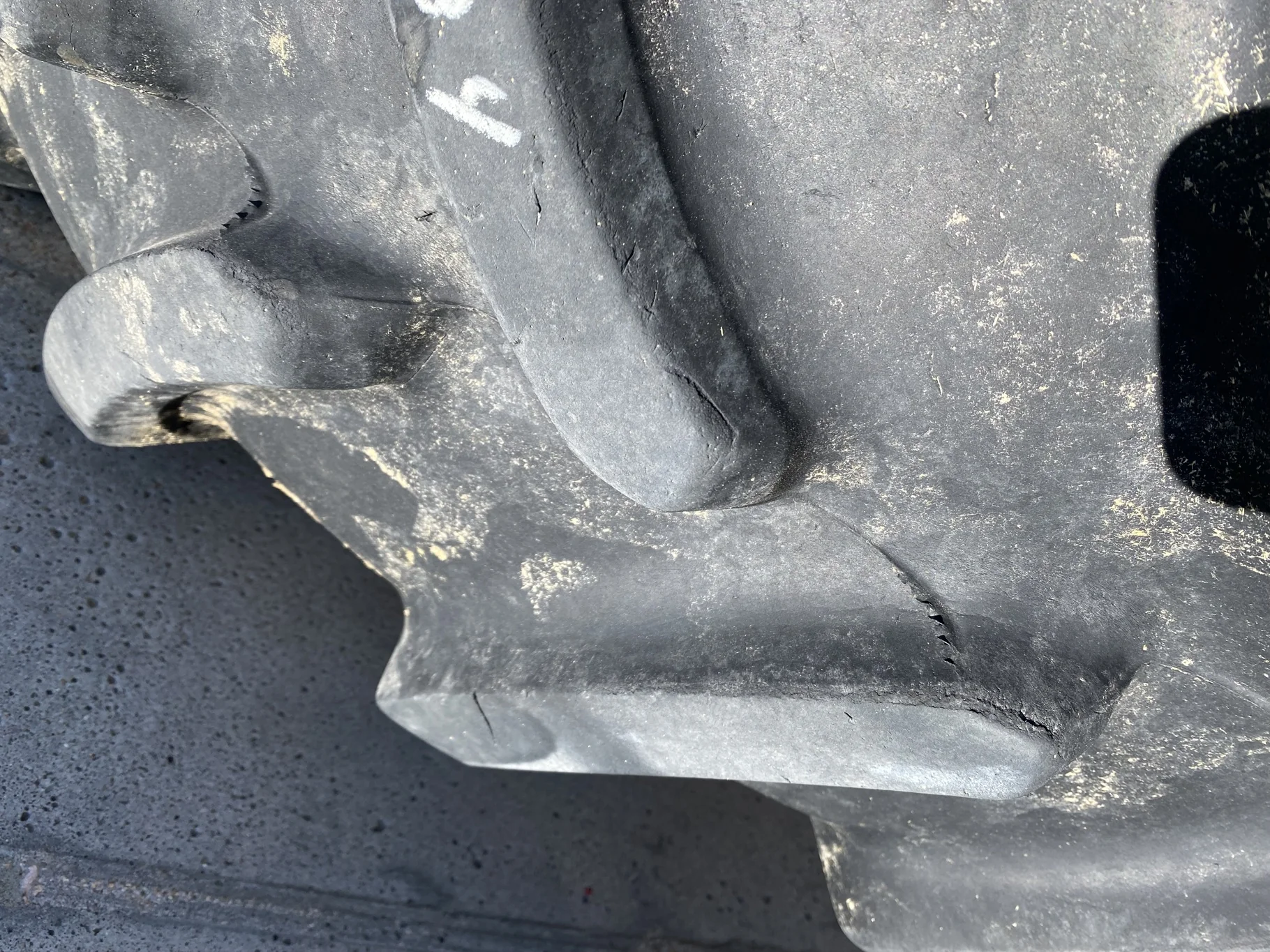 Used 85% 380/85R24 Firestone Performer 85 Extra R-1W 131D on a 12 x 24 Waffle Wheel (2 Bolt) with image 9