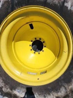 Used 80% 580/85R42 Firestone DT on 18 x 42 10 Bold JD Outside Dolly Dual image 3