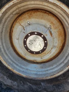 Used 100% IF 850/75R42 Firestone CFO R1-W Deep Tread 23 on 42 x 28 (10-13.19-11.07) NH white wheel image 7