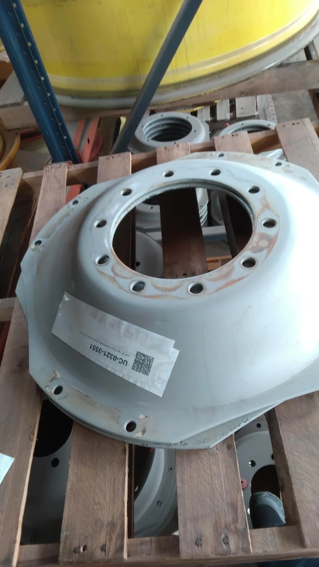 Used 34" Agco Gray10 Bolt Waffle Center (2 Bolt) (10-13-11) image 3