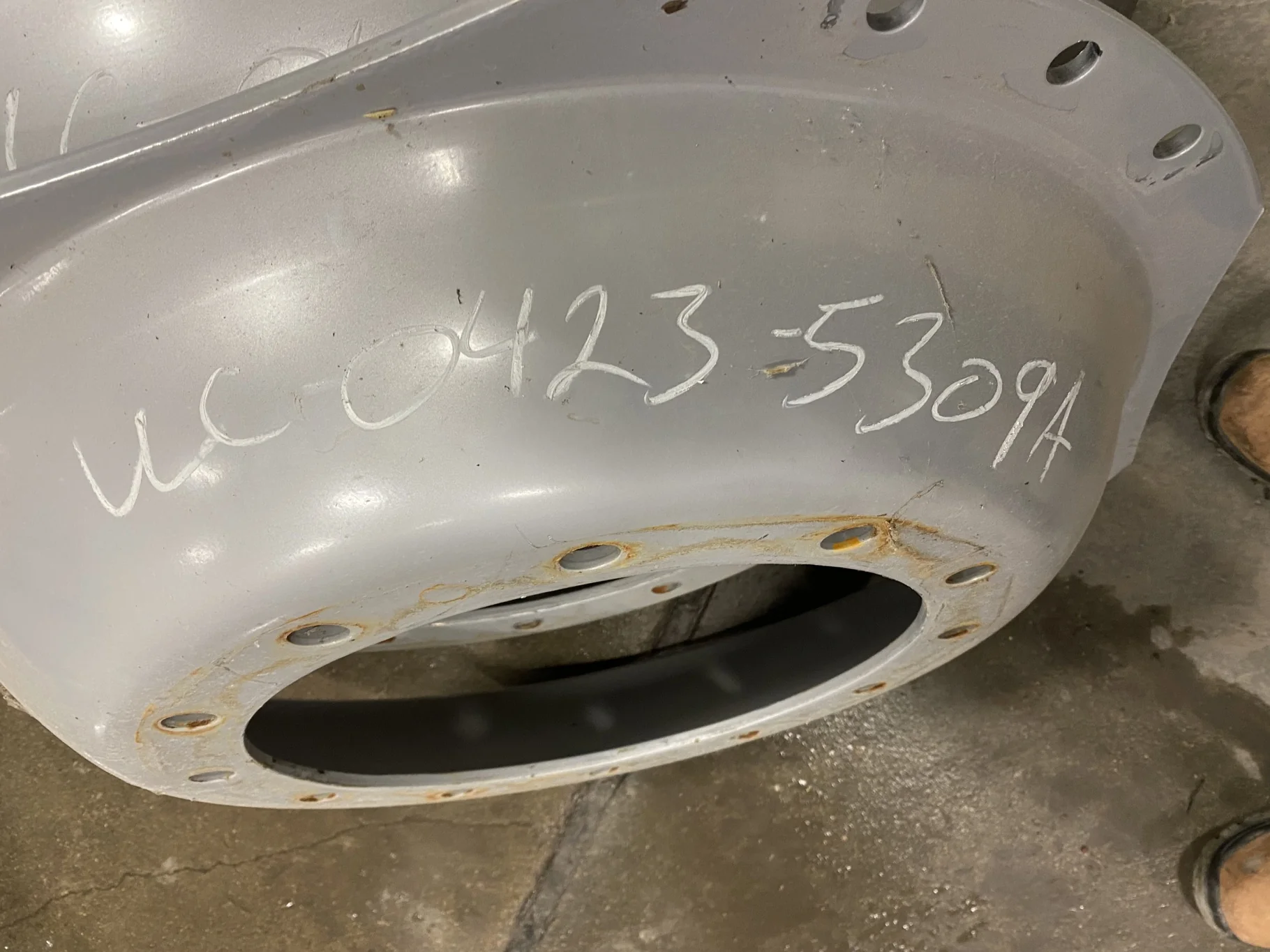 USED DISC 34" Agco 12 Bolt (.906") Waffle Center (12-16.732-14.64) 4" offset - Excellent Condition image 3