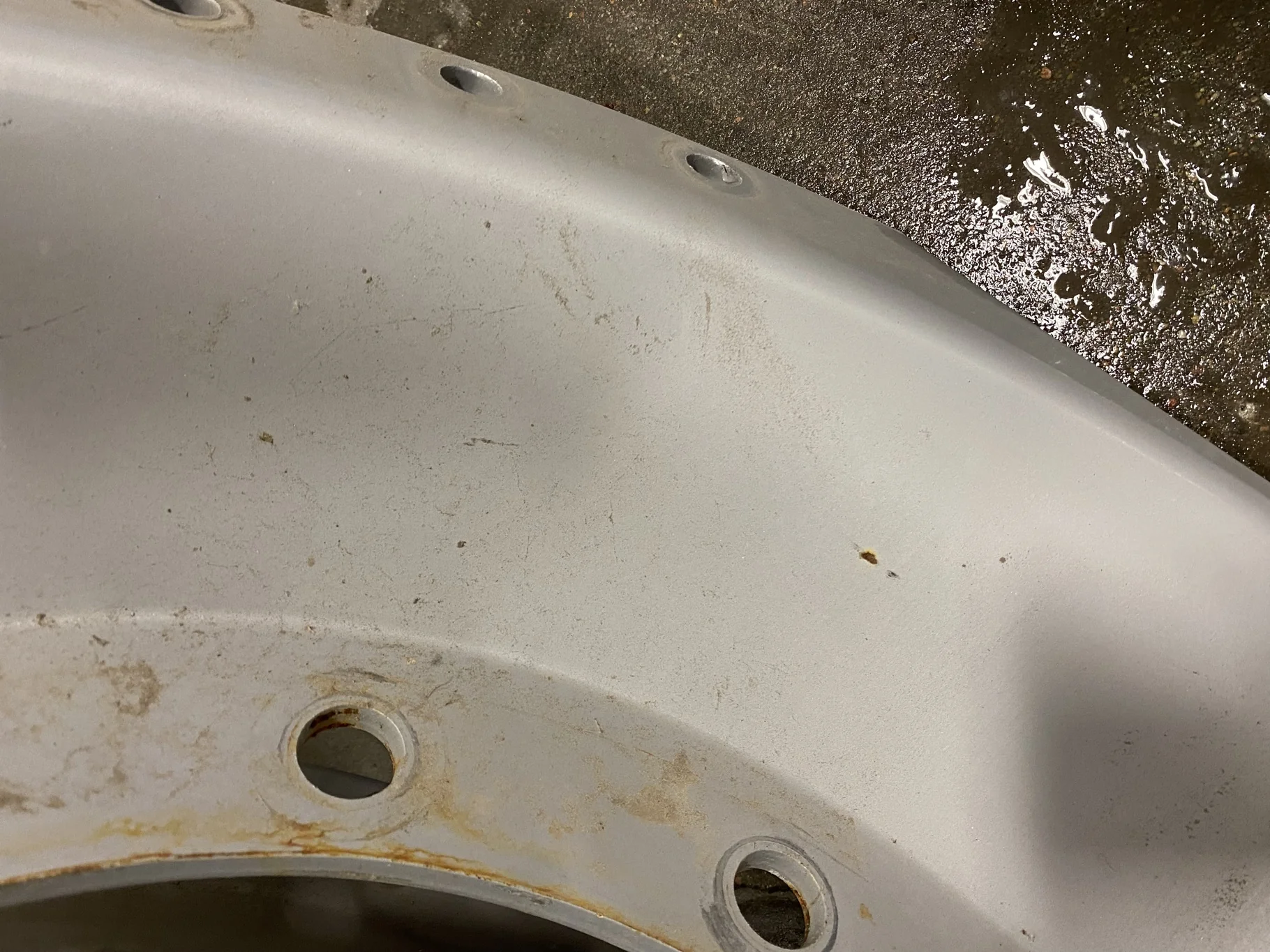 USED DISC 34" Agco 12 Bolt (.906") Waffle Center (12-16.732-14.64) 4" offset - Excellent Condition image 6