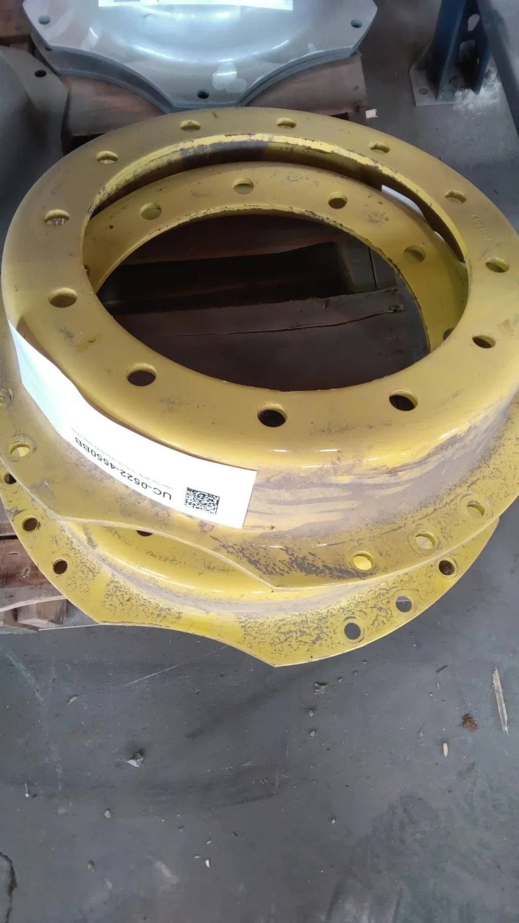 Used Disc 28/30" 12-16.732-14.64 Waffle Whee Yellow