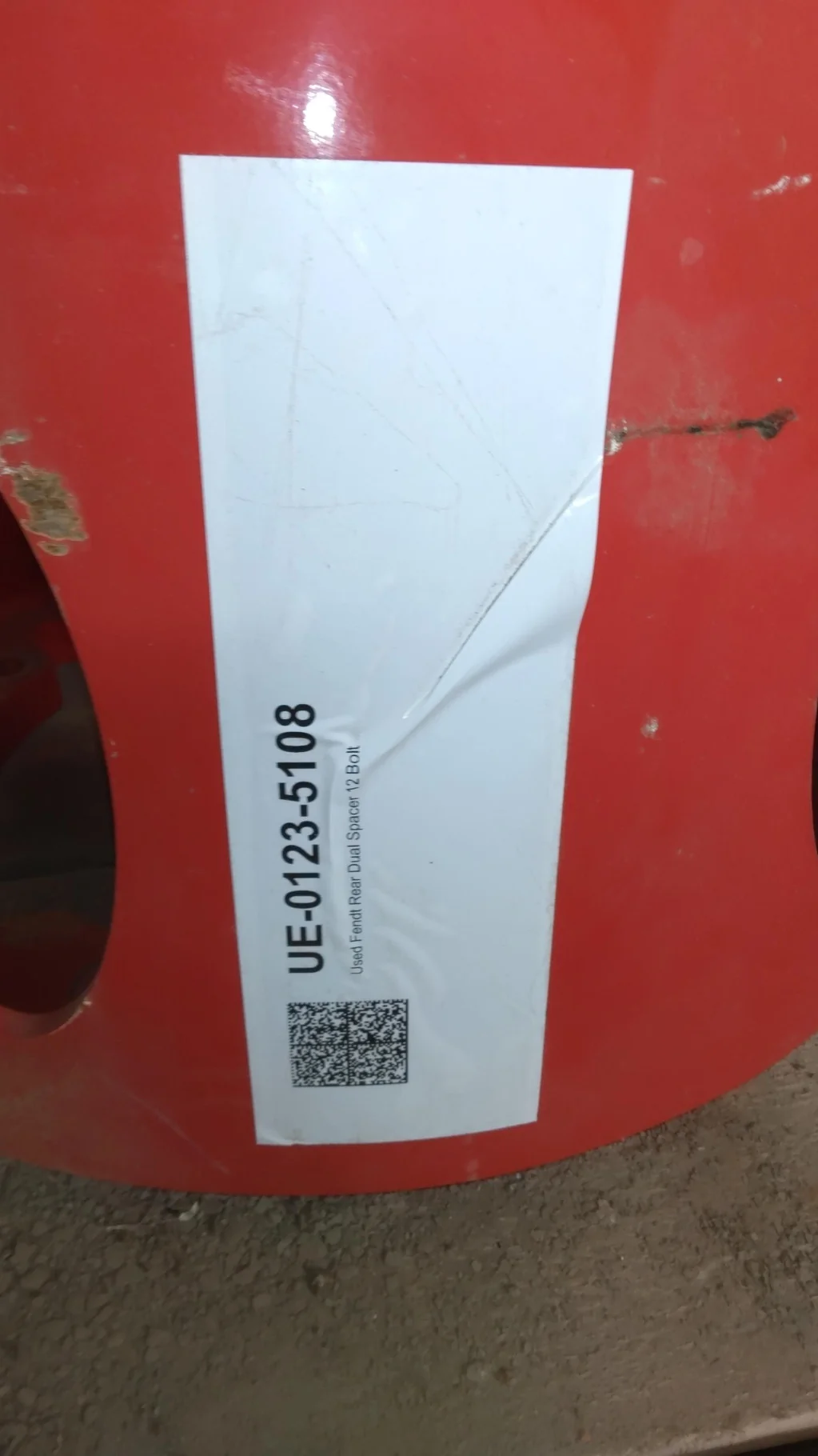 Used Fendt Rear Dual Spacer 12 Bolt