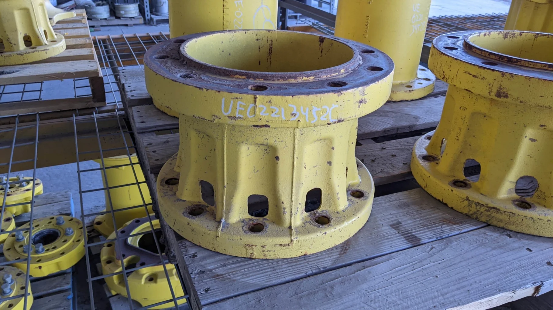 Used JD 10" 10 Bolt  Hub Extension, w/o Bolts