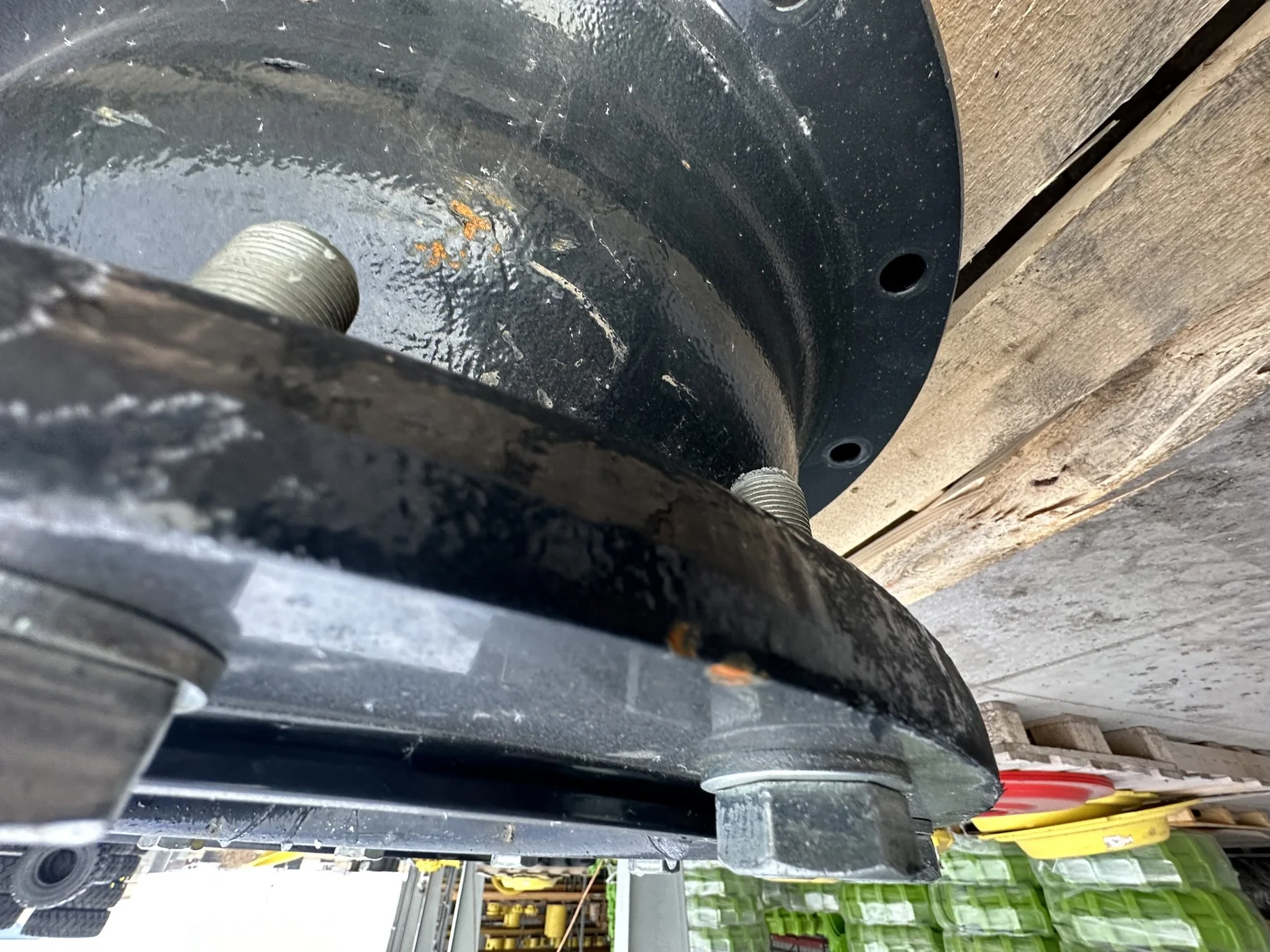 Take Off 15.50"OEM Black 12-Bolt Hub Extension (FRONT) w/Hardware (19.75" Diameter Pipe & M22-2.5P T image 6