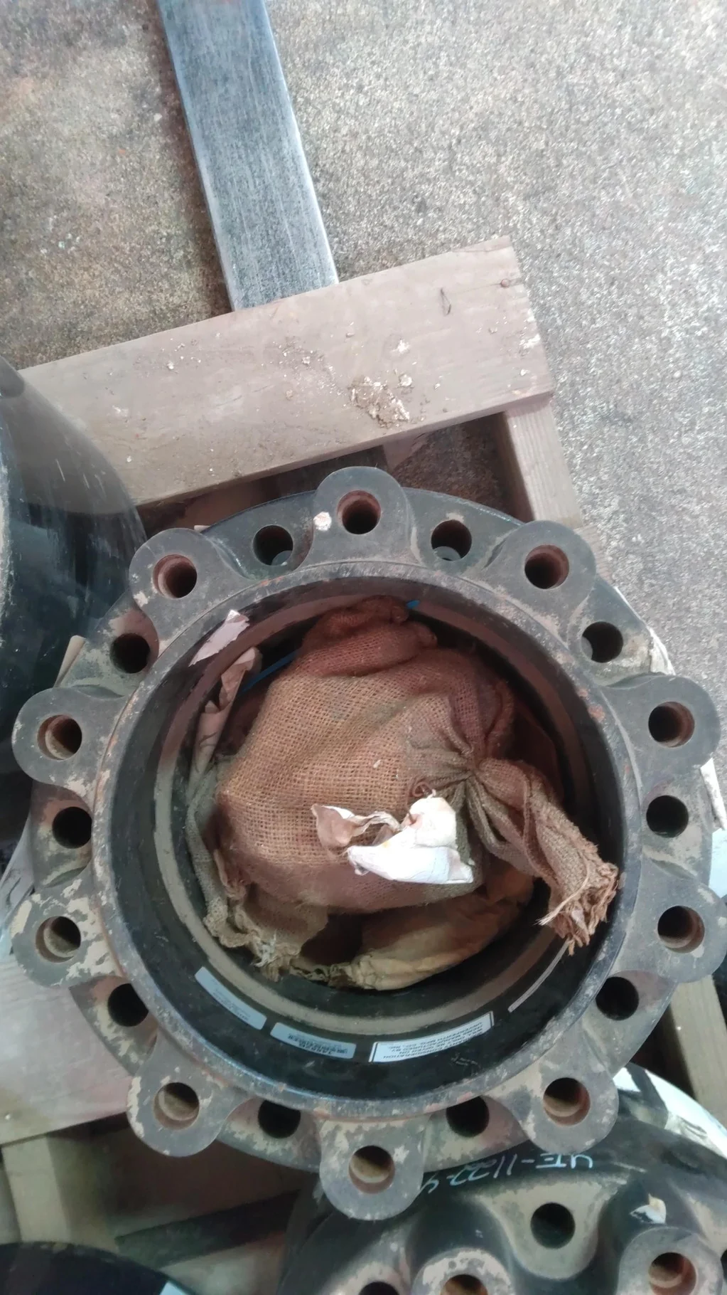 Used Agco 5" 10 Bolt Hub Extension (10-13.189-11.07) W/Hdw for Agco OE Hub/  _x000D_
Hub Ext (14682B image 2