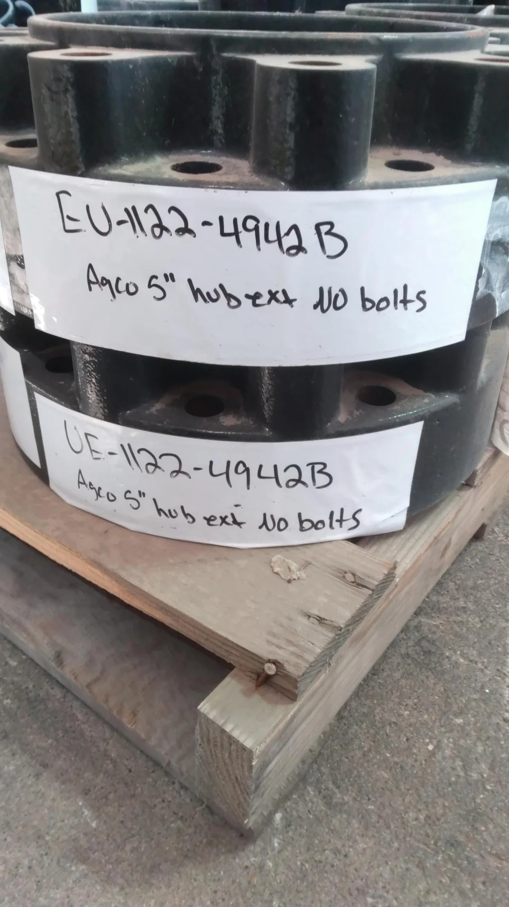 Used Agco 5" 10 Bolt Hub Extension (10-13.189-11.07) W/Hdw for Agco OE Hub/  _x000D_
Hub Ext (14682B image 4