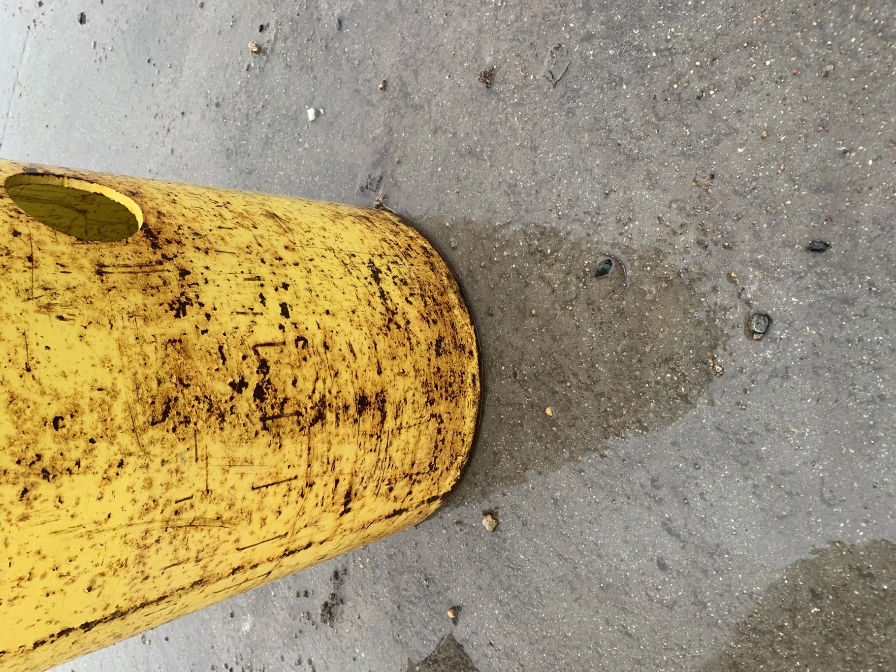 Used 80% John Deere Yellow 36" Front Dual Ext.12 Bolt - Fair Condition _x000D_
(Rust Spots, Faded Pa image 2