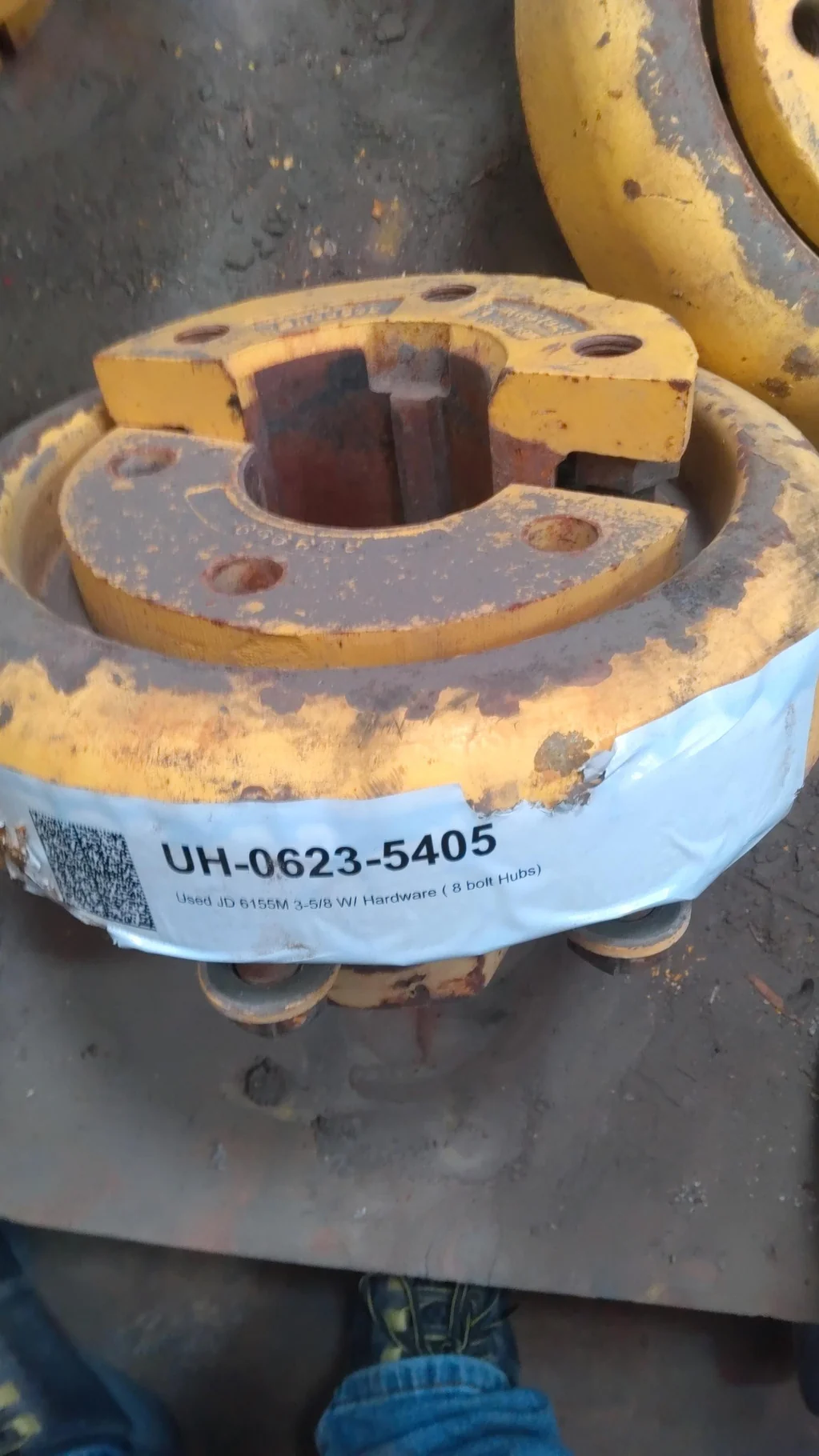 Used JD 6155M 3-5/8 W/ Hardware ( 8 bolt Hubs) image 2