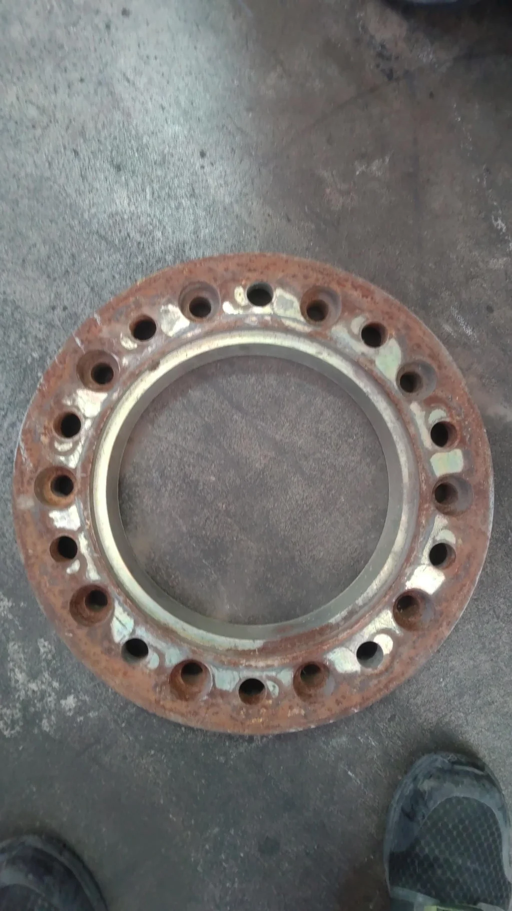 Used 2" 10 Bolt John Deere Yellow Spacer (NO HARDWARE)