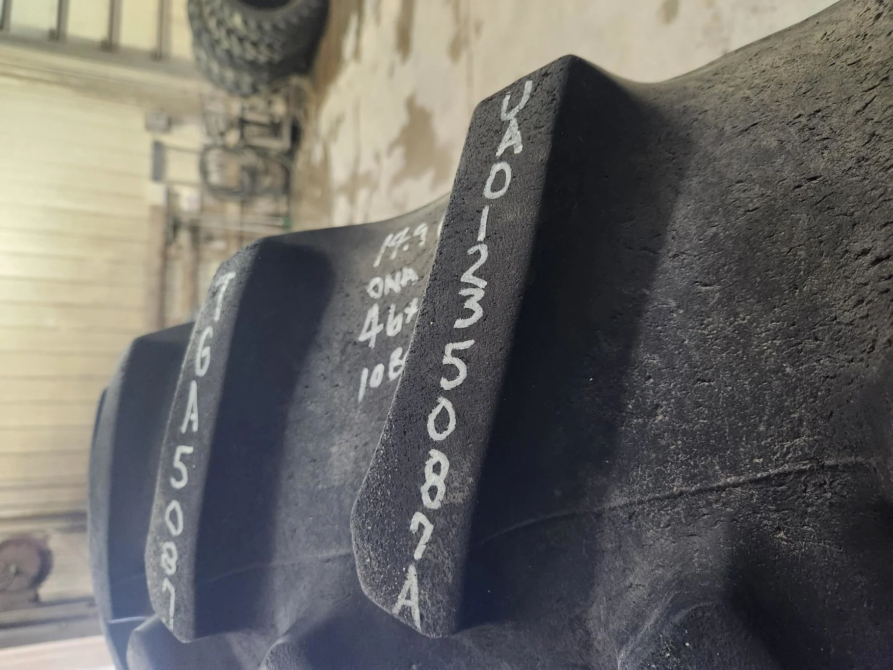 Used 14.9R46 Firestone Radial All Traction 23 TL 80%