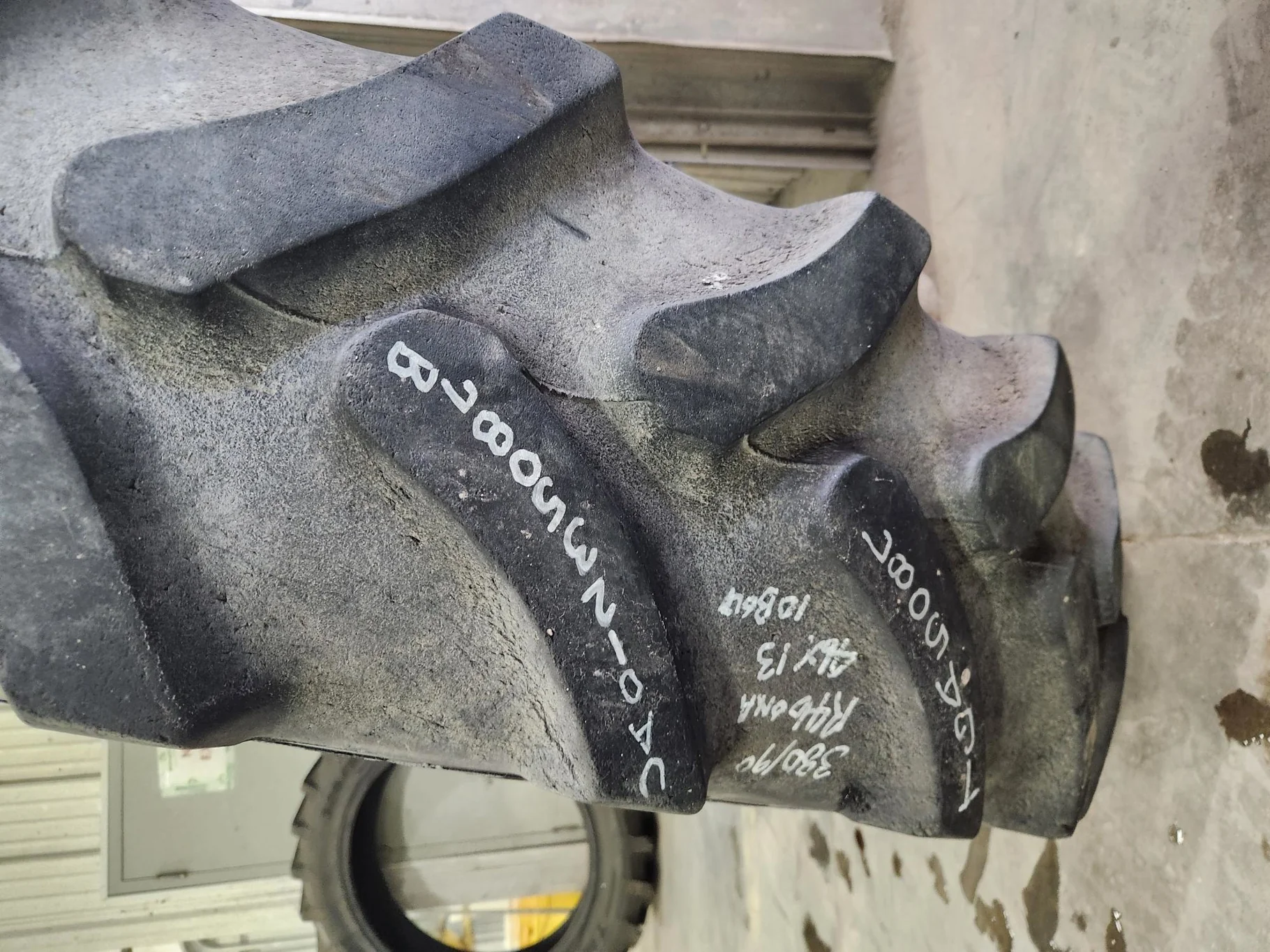 Used 380/90R46 168B Goodyear Ultra Sprayer R-1 TL 70%