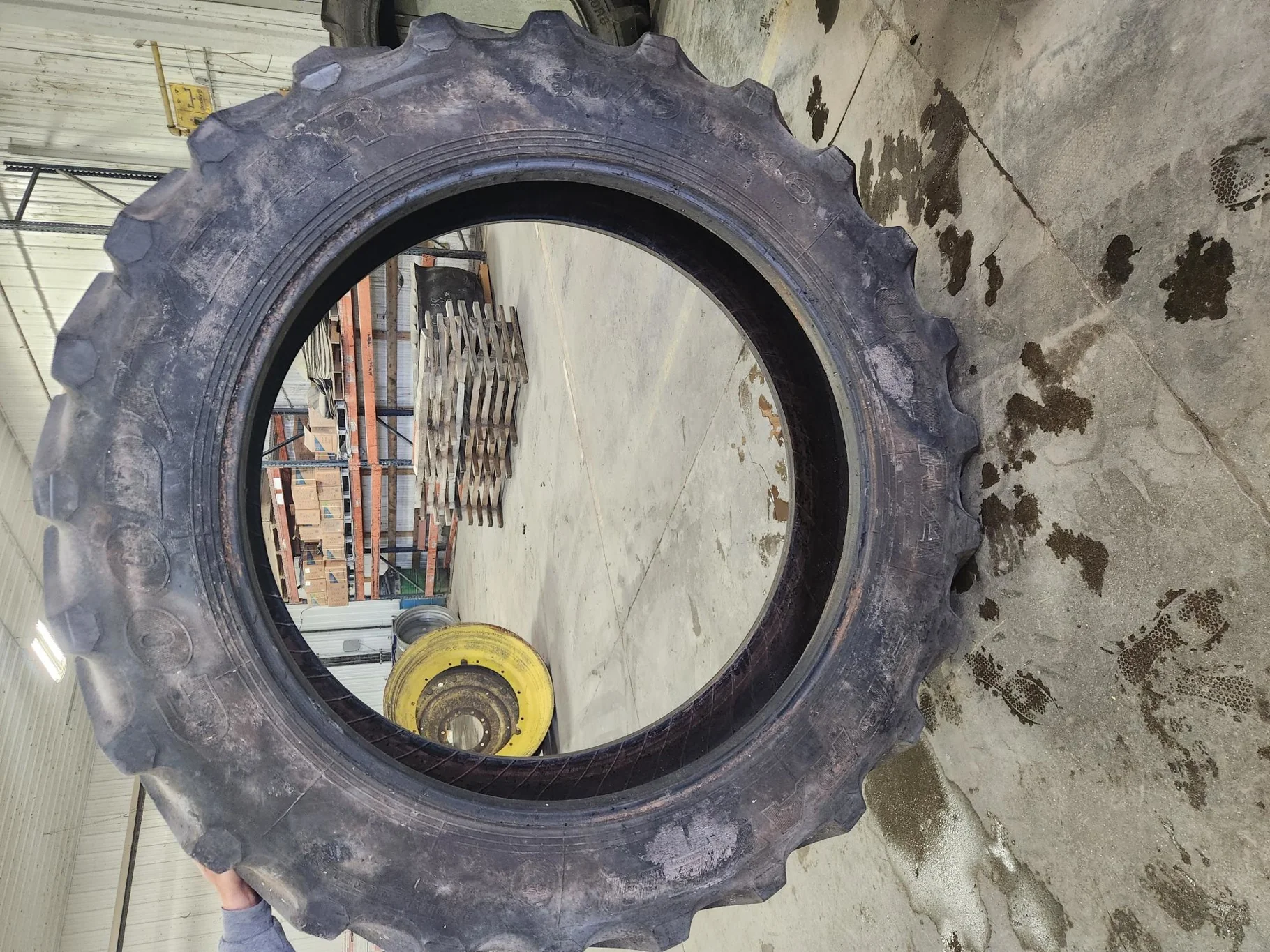 Used 380/90R46 168B Goodyear Ultra Sprayer R-1 TL 70% image 8