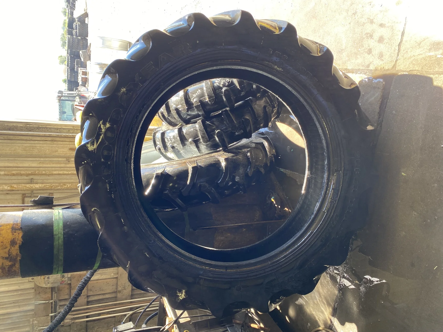 Used 380/80R38 142D Goodyear Optitrac R-1W TL 35%