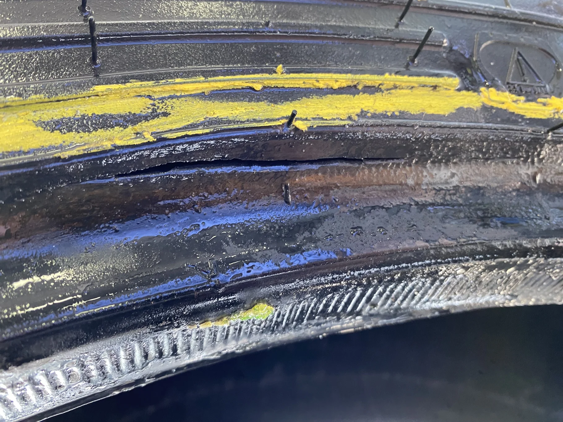 Used 380/80R38 142D Goodyear Optitrac R-1W TL 35% image 3