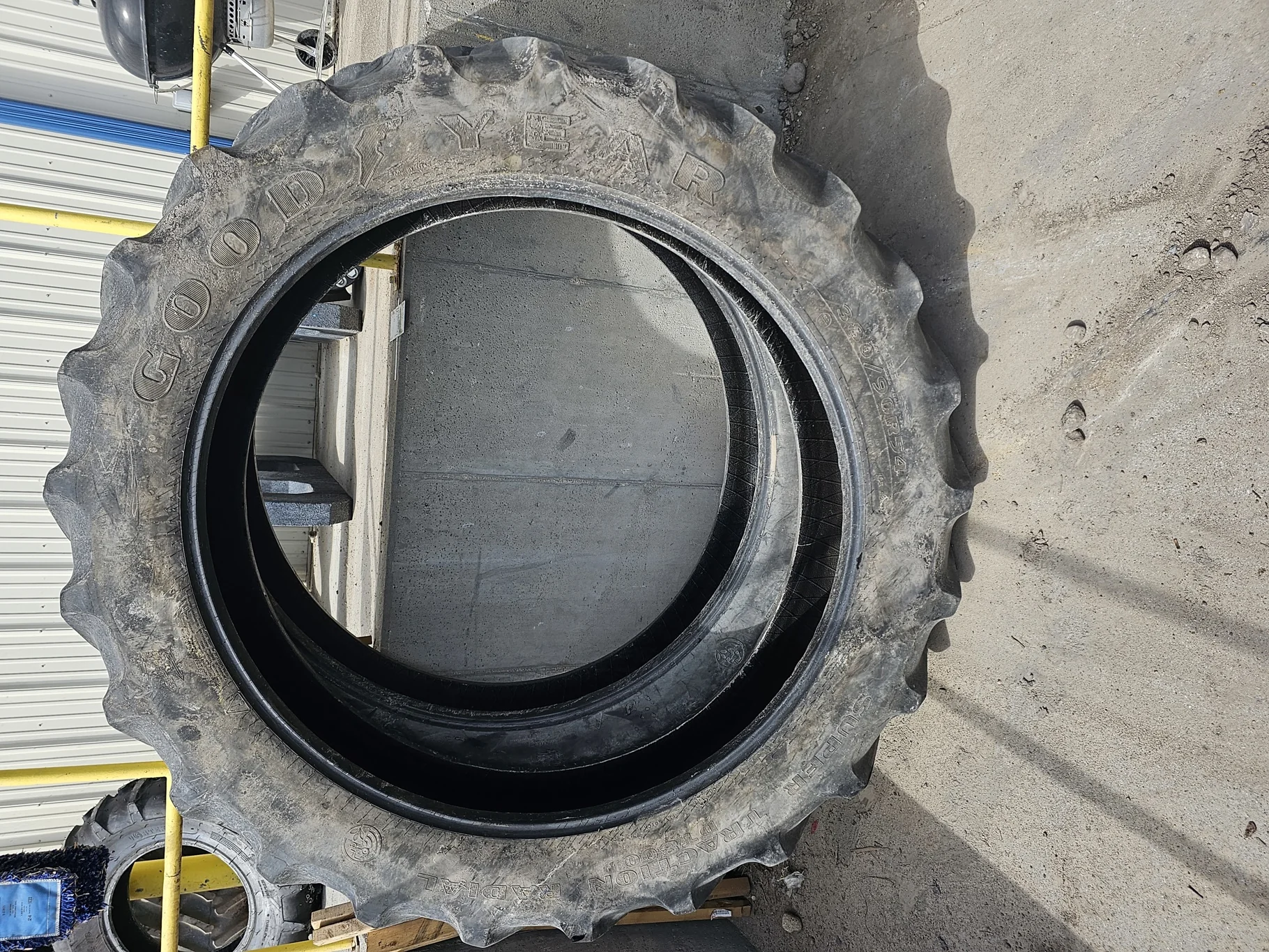 Used 45% 380/90R54 Goodyear Optitrac 152D R-1W TL - Good Condition image 2