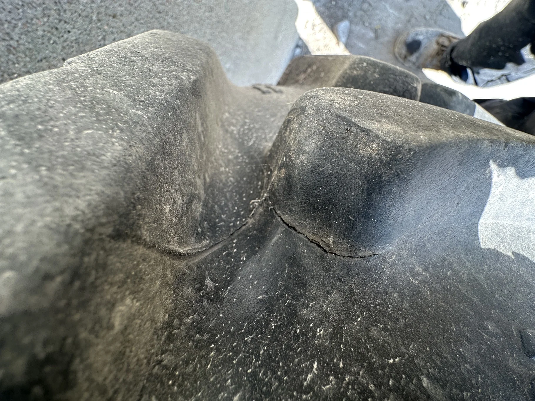 Used 70% 320/85R34 Alliance Farm Pro 2 Radial R-1w (133B) TL  _x000D_
(Uneven Tread Wear, Lug Stubbl image 4