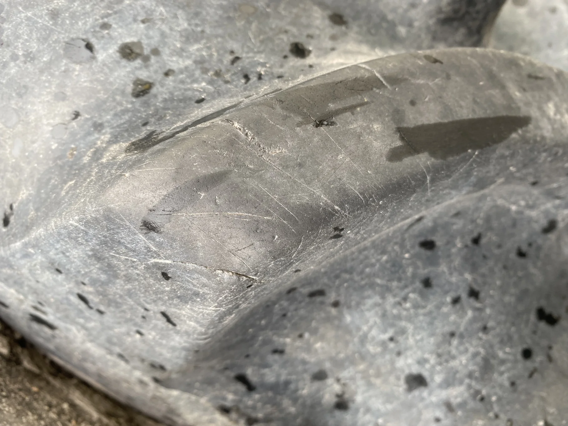 Used 85% 380/90R50 Firestone Radial 9000 R-1W (151A8) TL   _x000D_
(Lug Cuts, Chunks Missing, Cuts B image 7