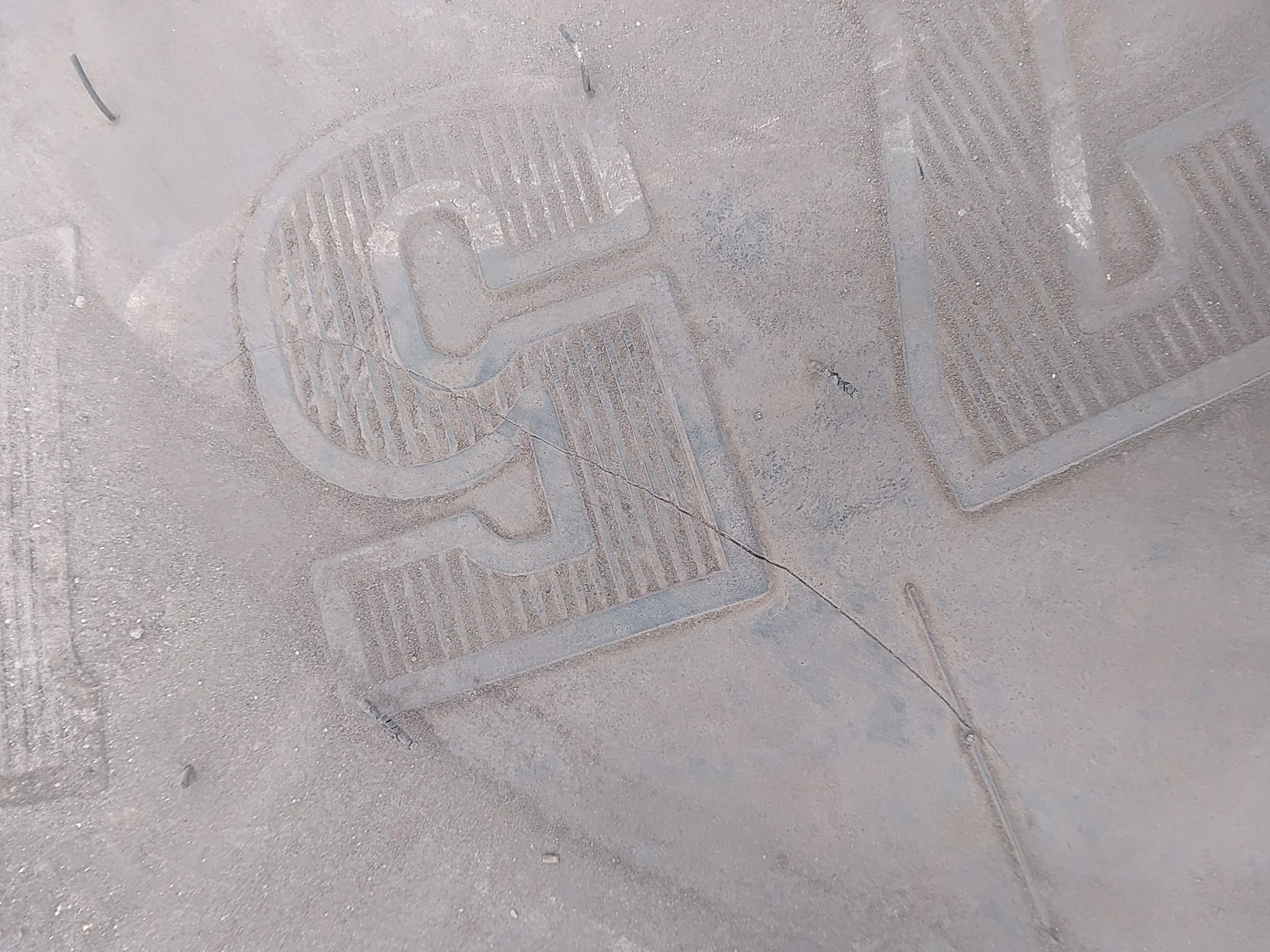 Used 100% IF850/75R42 CFO Firestone Radial Deep Tread 23 R-1W 186B TL - cuts on sidewall image 6