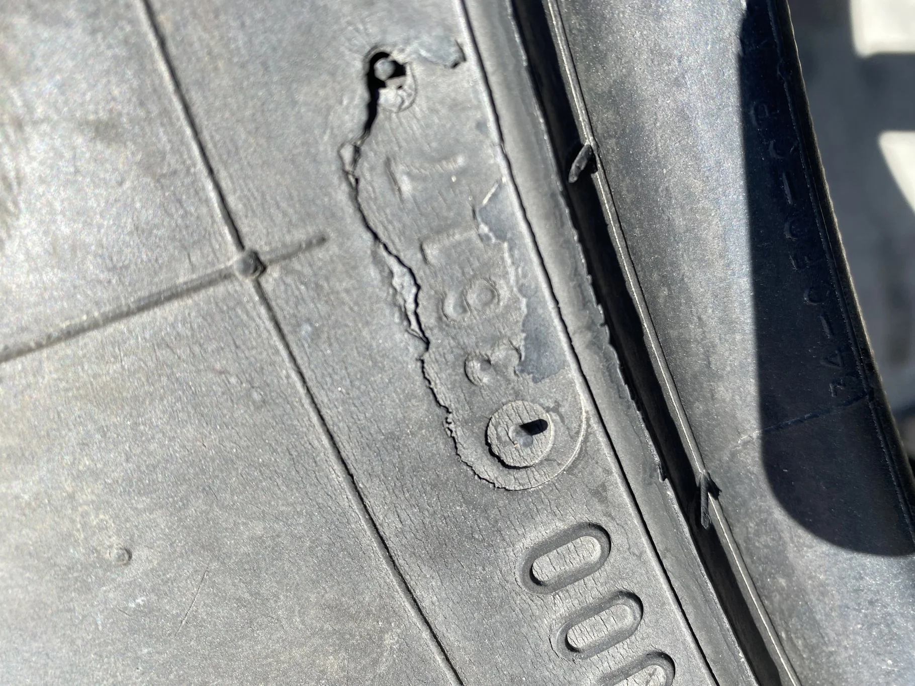 Used 80% 480/70R34 Firestone Radial 9000 R-1W 155B TL Stubble Weathering Lug Cuts image 5