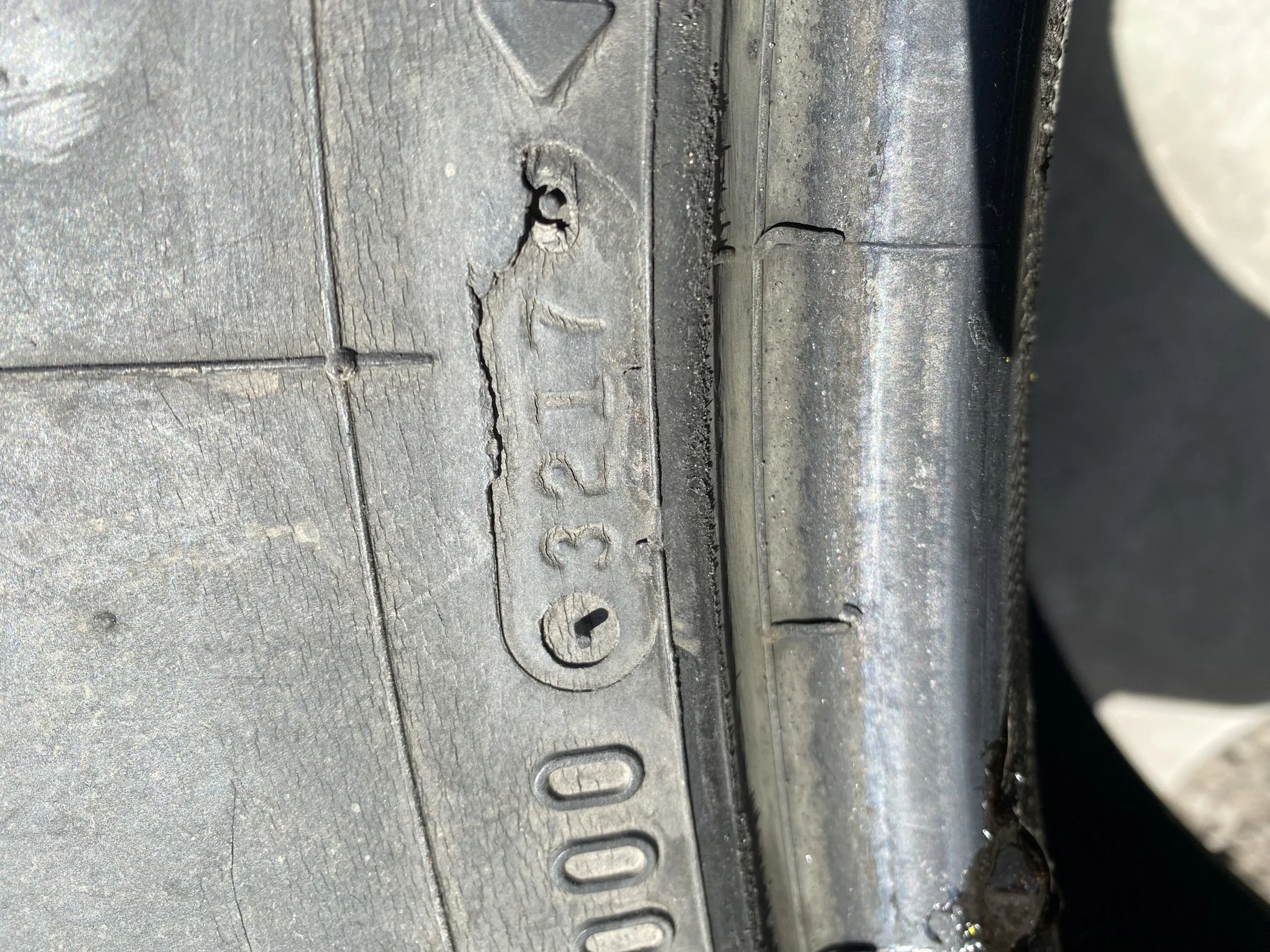 Used 80% 480/70R34 Firestone Radial 9000 R-1W 155B TL Stubble Weathering Lug Cuts image 6