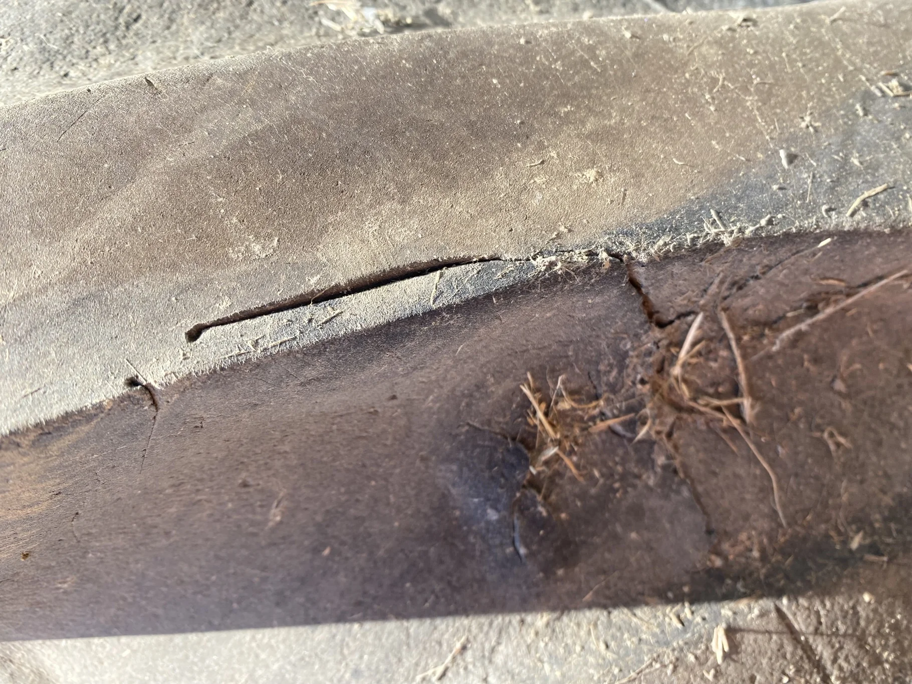 Used 75% 580/85R42 Firestone Radial Deep Tread 23 R-1W (166B) TL - Major Cut In Lug image 5