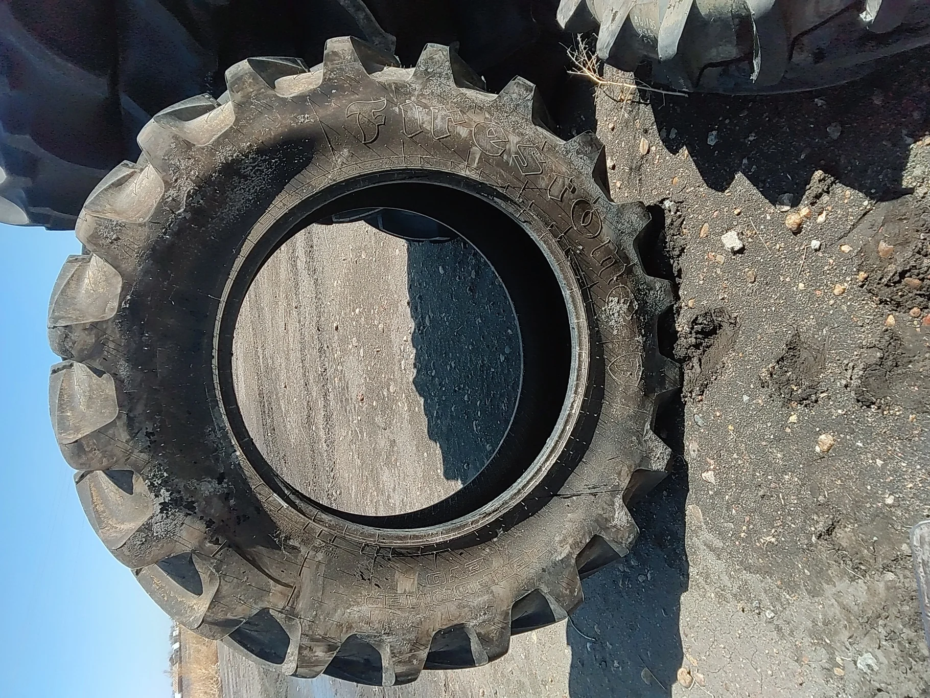 98% 460/85R34 Firestone Performer EVO R-1W (150D) TL - Excellent Condition  _x000D_
(Lug Stubble, Ro image 2