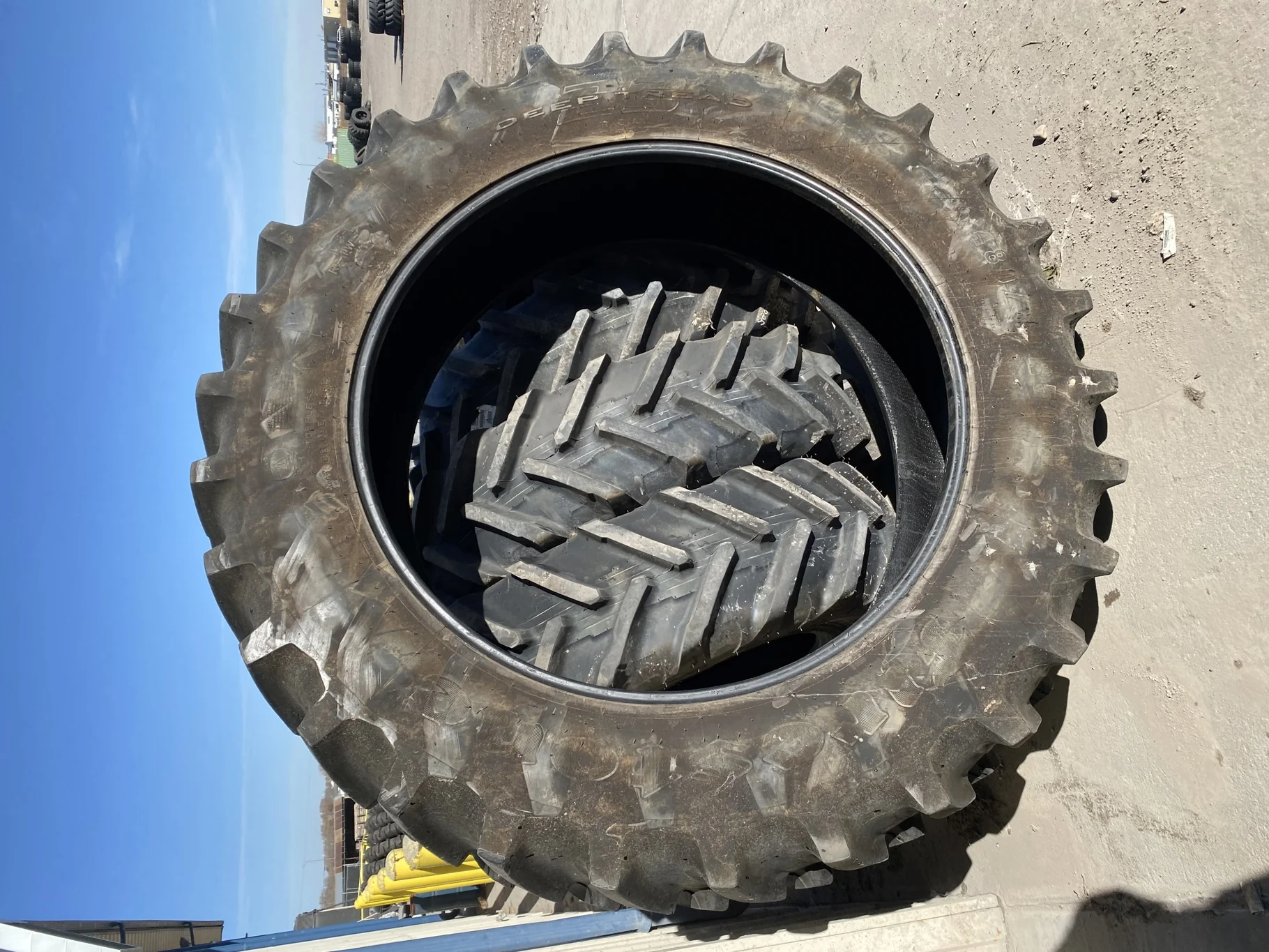 Used 480/80R50 159B Firestone Radial Deep Tread 23 R-1W TL 75% image 2
