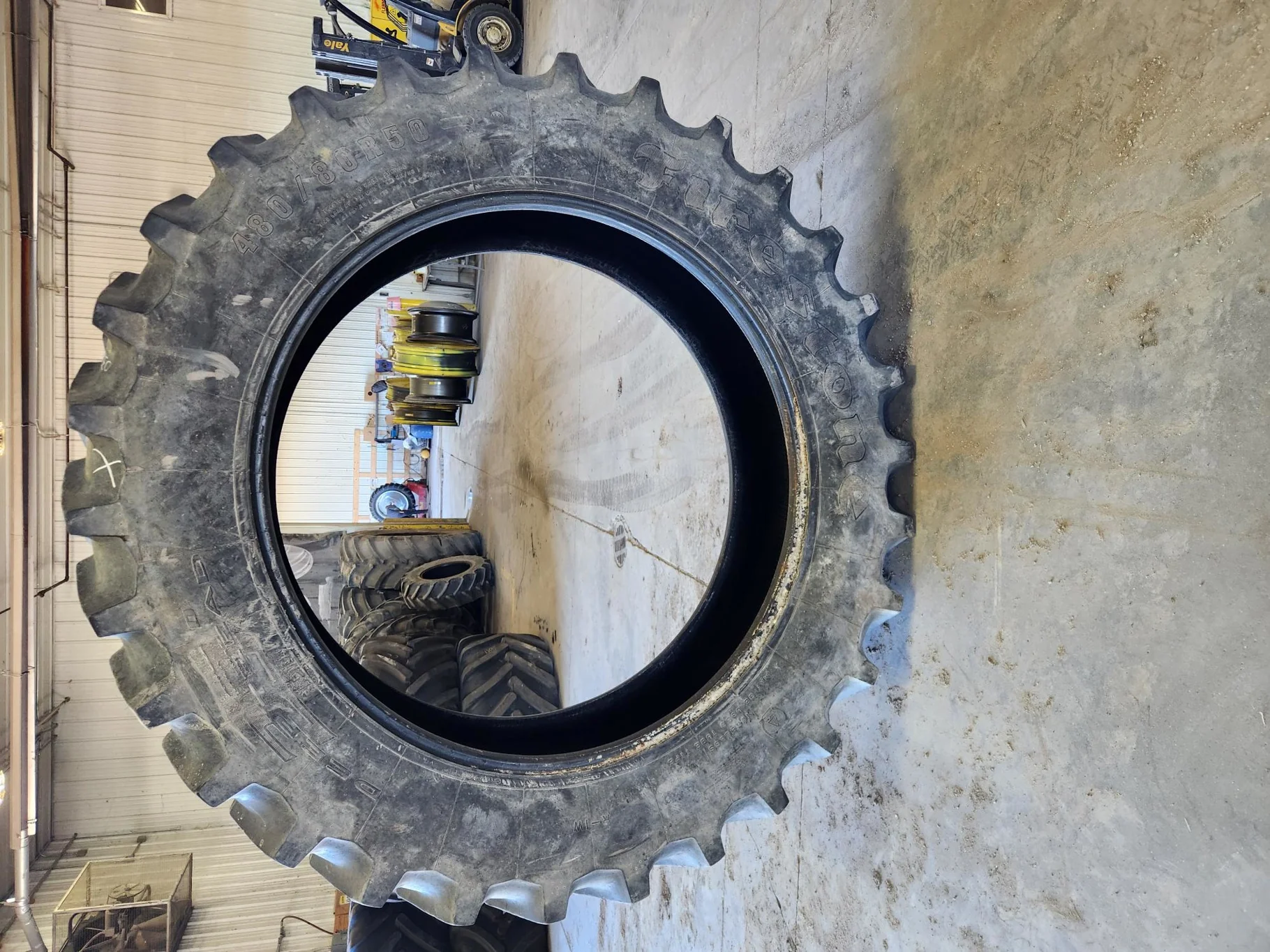 Used 480/80R50 159B Firestone Radial Deep Tread 23 R-1W TL 80% image 2