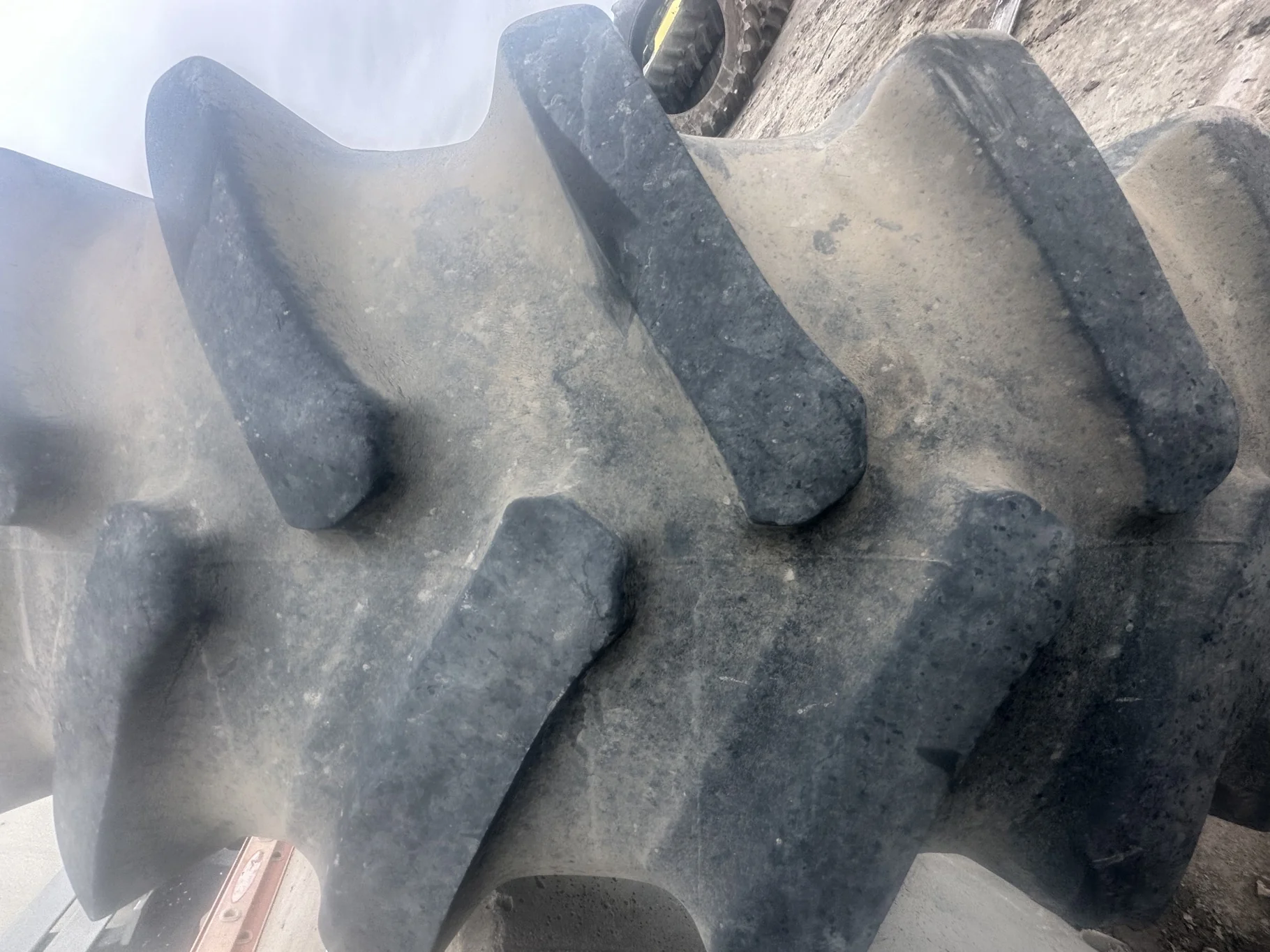 Used 50% 480/80R50 Firestone Radial Deep Tread 23 R-1W (159B) TL - Fair Condition (Lug Stu image 3