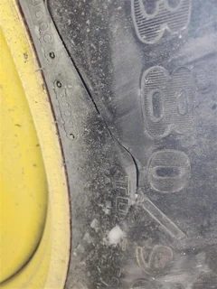 Used 380/90R50 151A8 Goodyear Super Traction Radial DT800 R-1W TL 70-75%